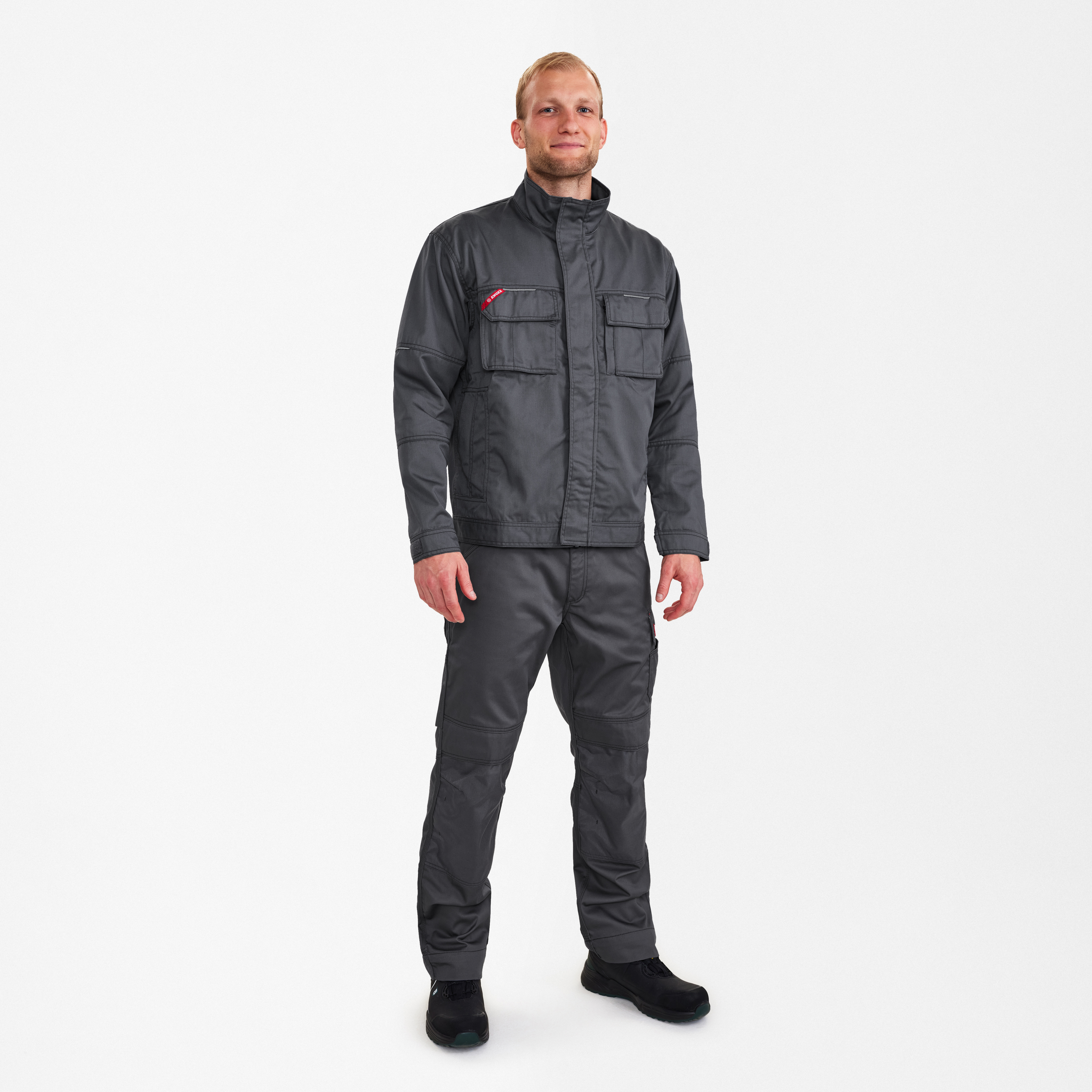 Engel Workwear Combat arbejdsjakke - Grå [25] / XS