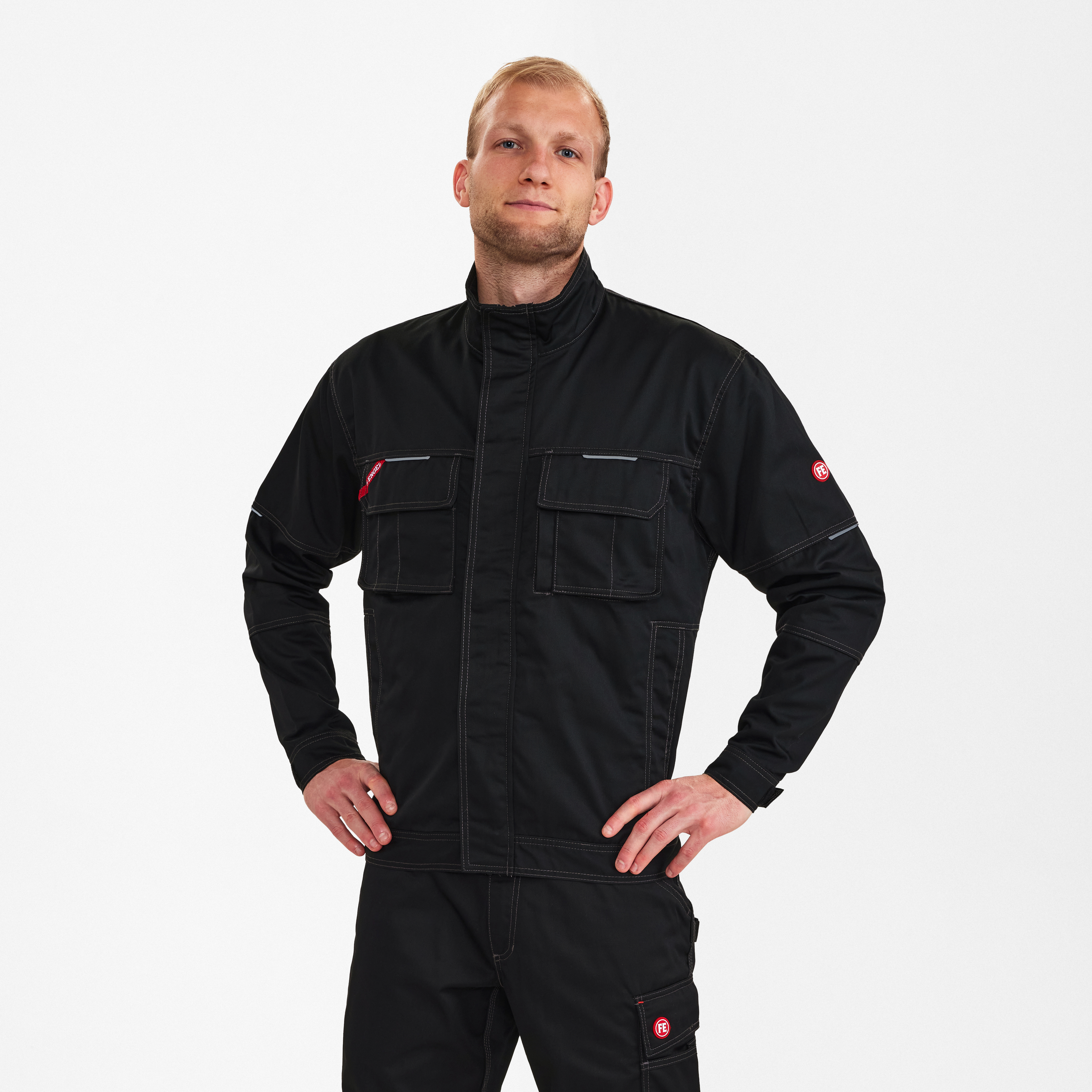 Engel Workwear Combat arbejdsjakke - Sort [20] / XS