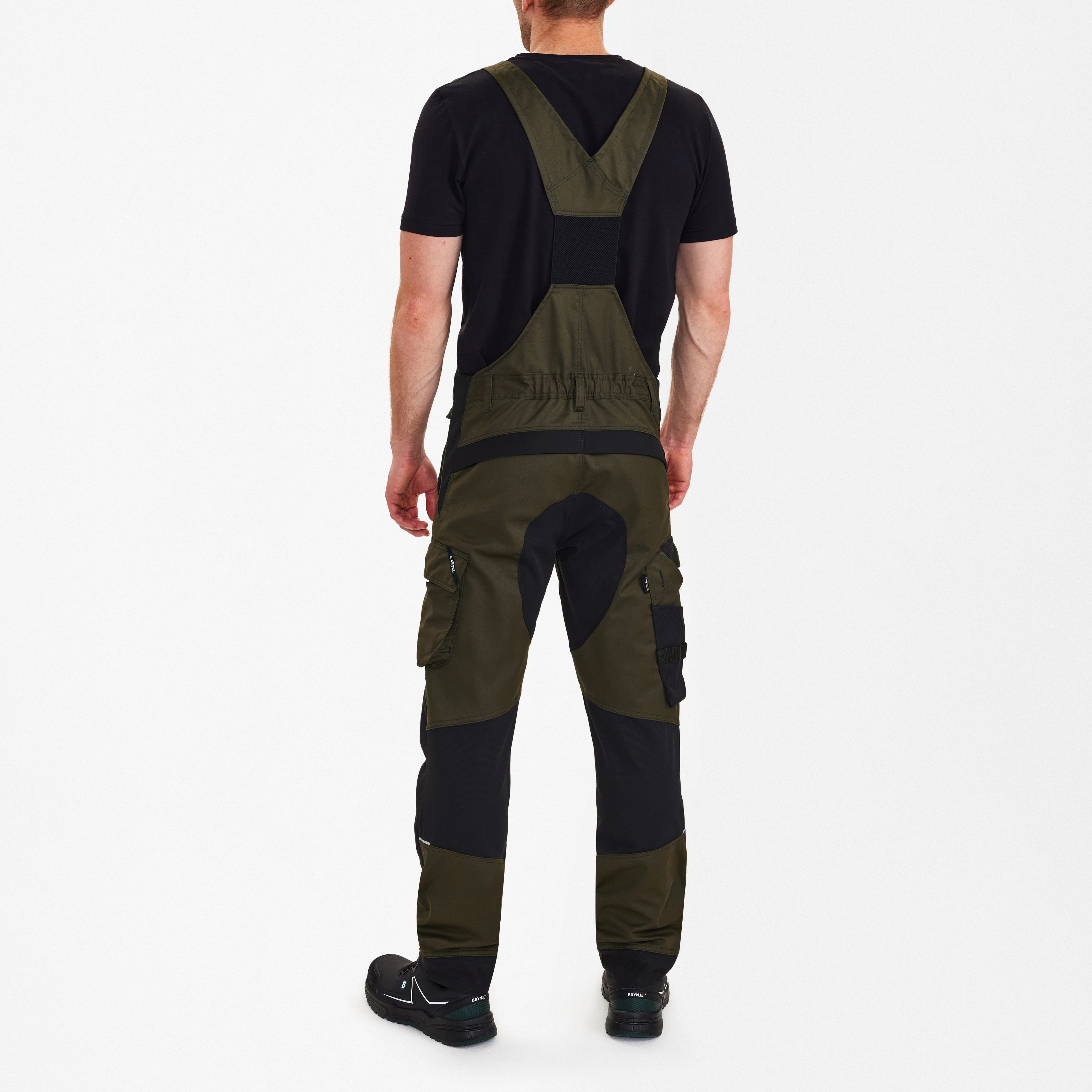 Engel Workwear X-treme overall med stræk - Forest Green/Sort [5320] / K80