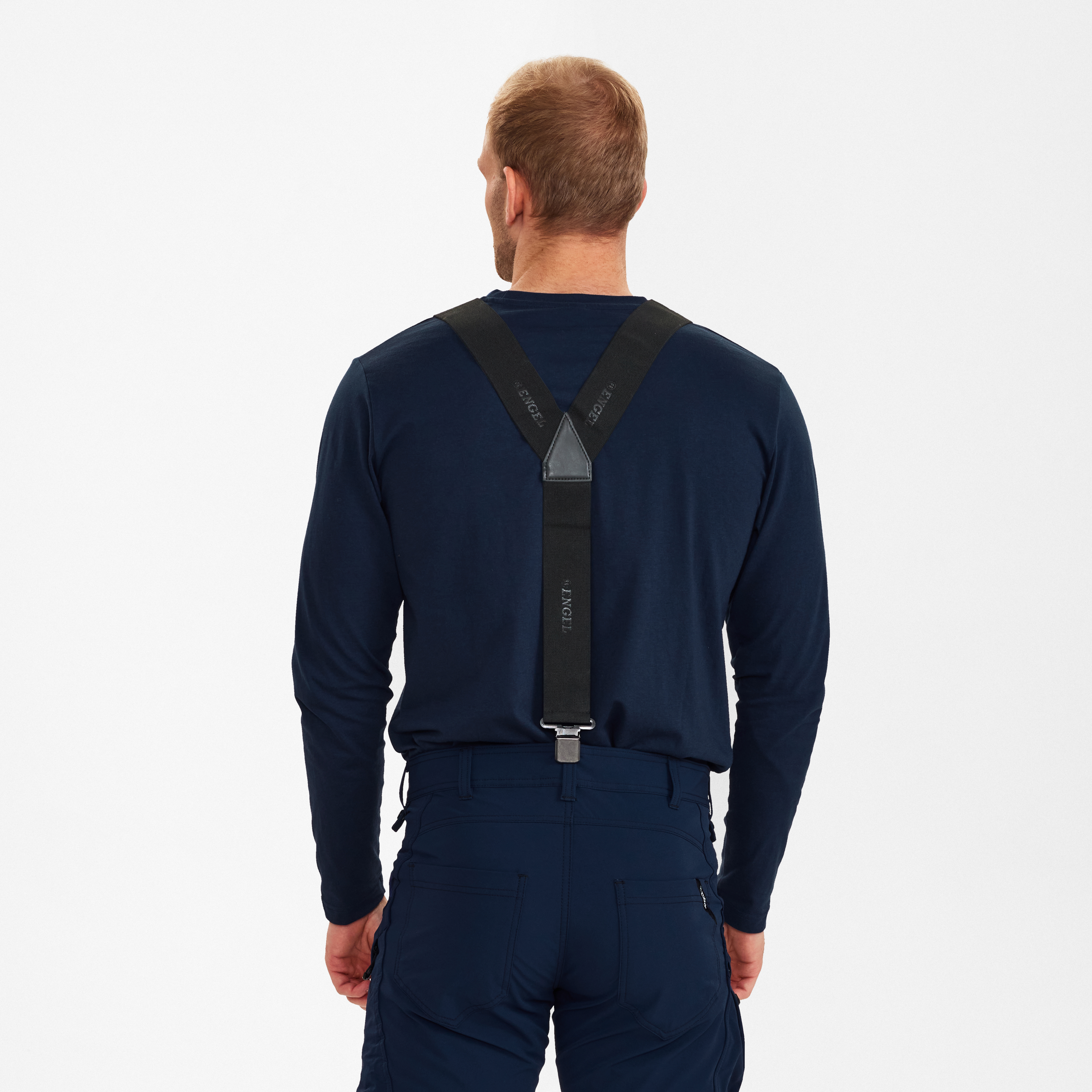 Engel Workwear Elastiske seler - Sort [20] / One size