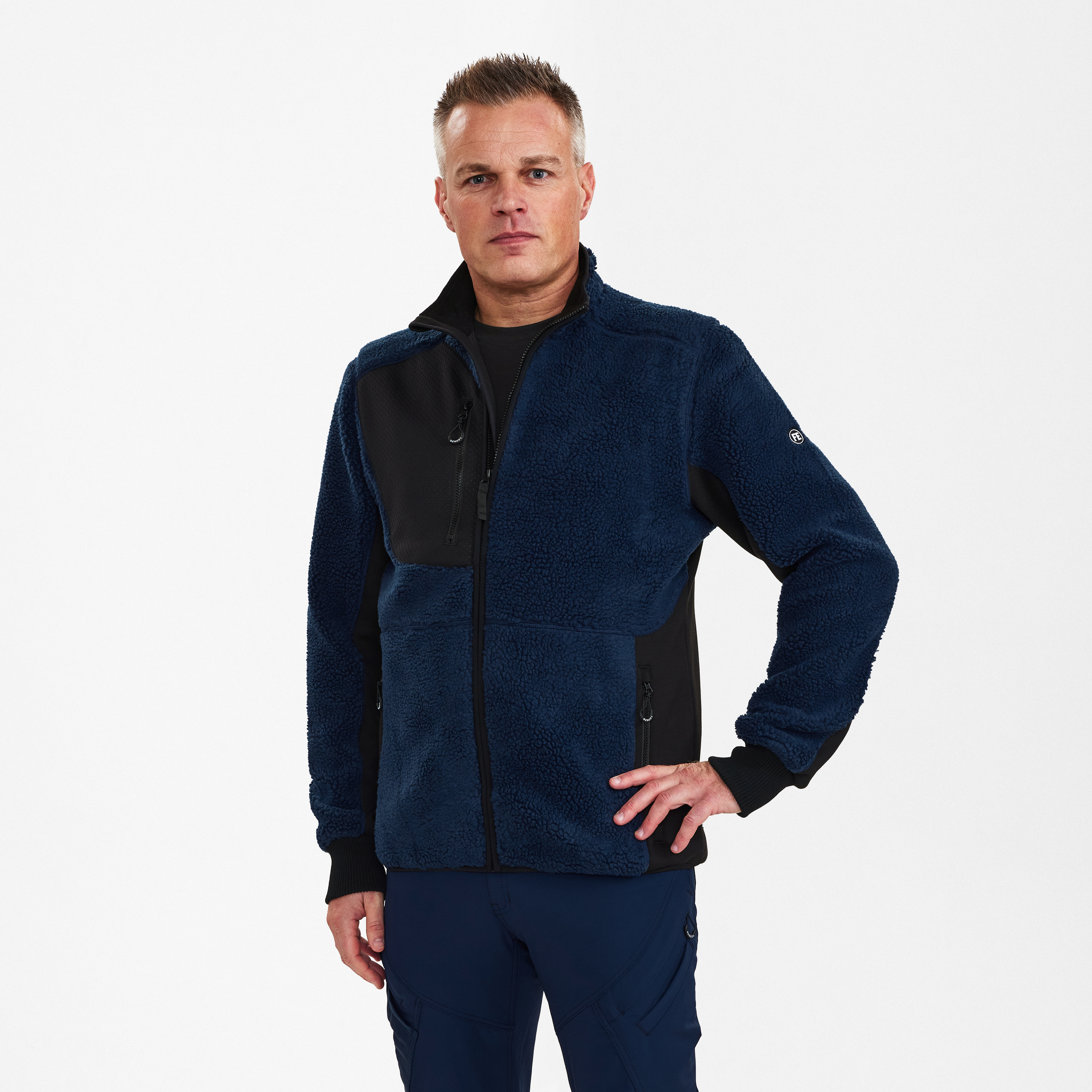 Engel Workwear X-treme fiberjakke - Blue Ink/Sort [16520] / XS