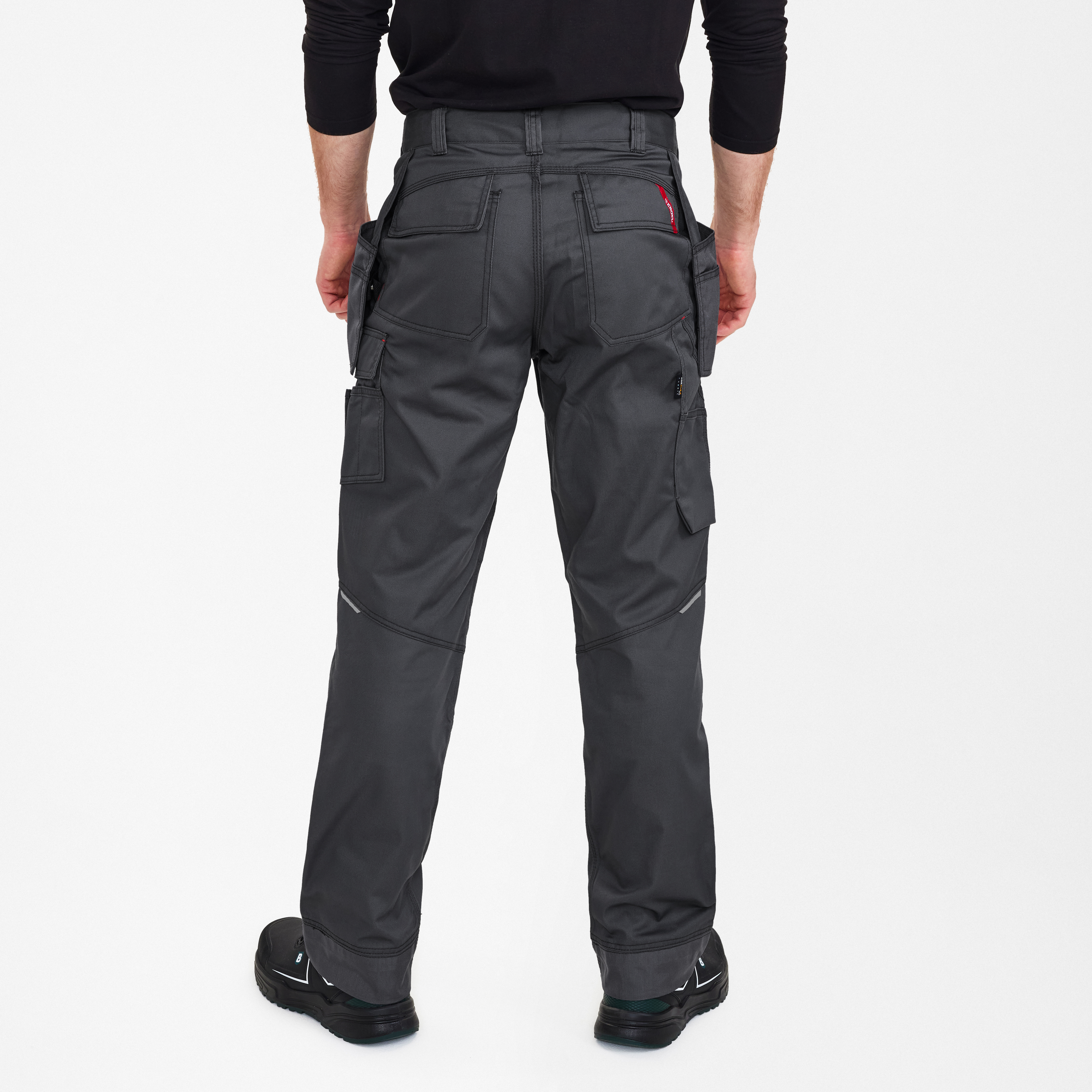 Engel Workwear Combat arbejdsbukser med hængelommer - Grå [25] / K80