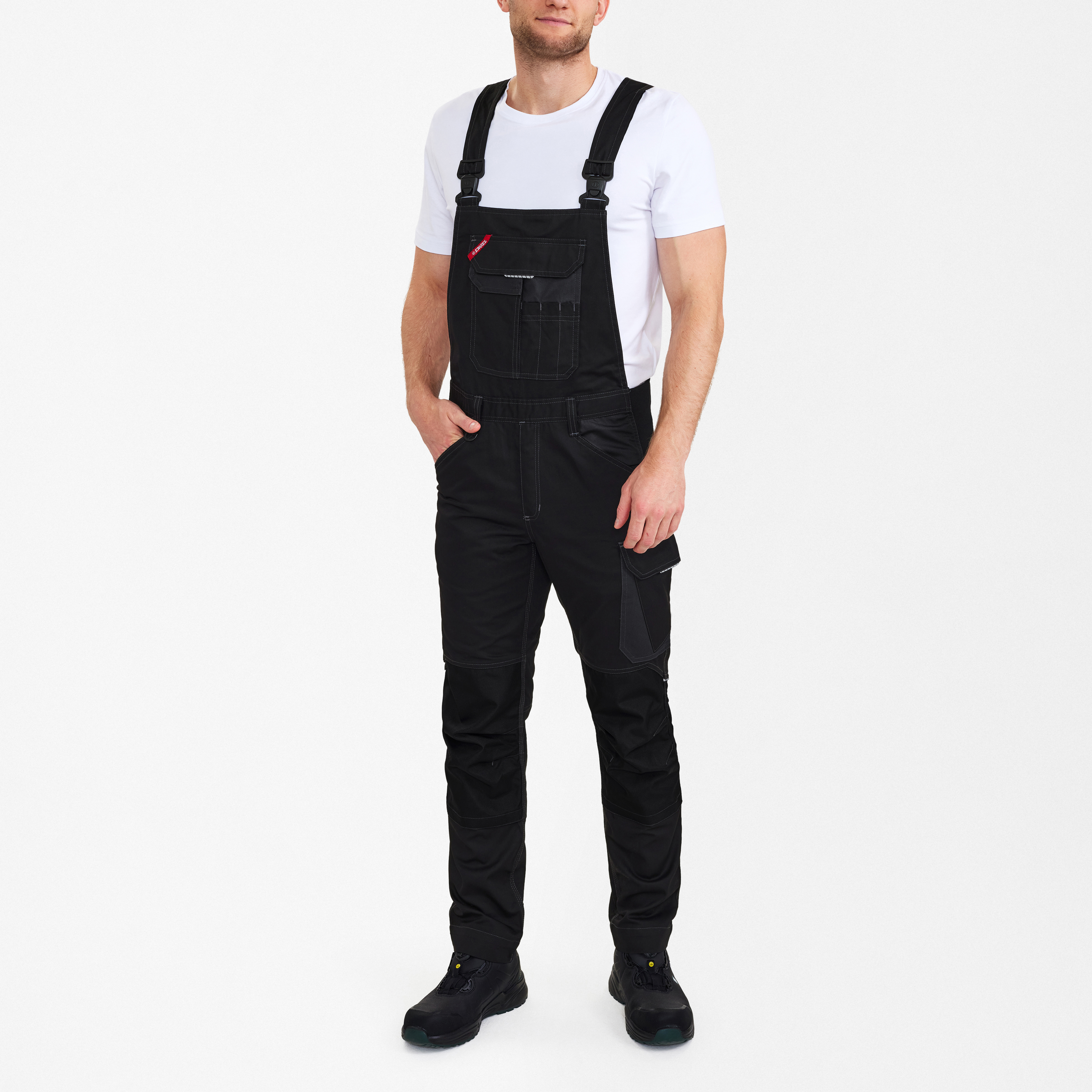 Engel Workwear Venture overall - Sort/Antrazitgrå [2079] / K80