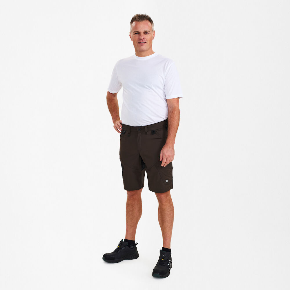 Delovne kratke hlače s 4-smernim stretch materialom – Mocha Brown