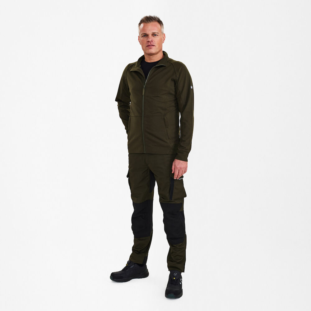 Jopica z zadrgo – Forest Green