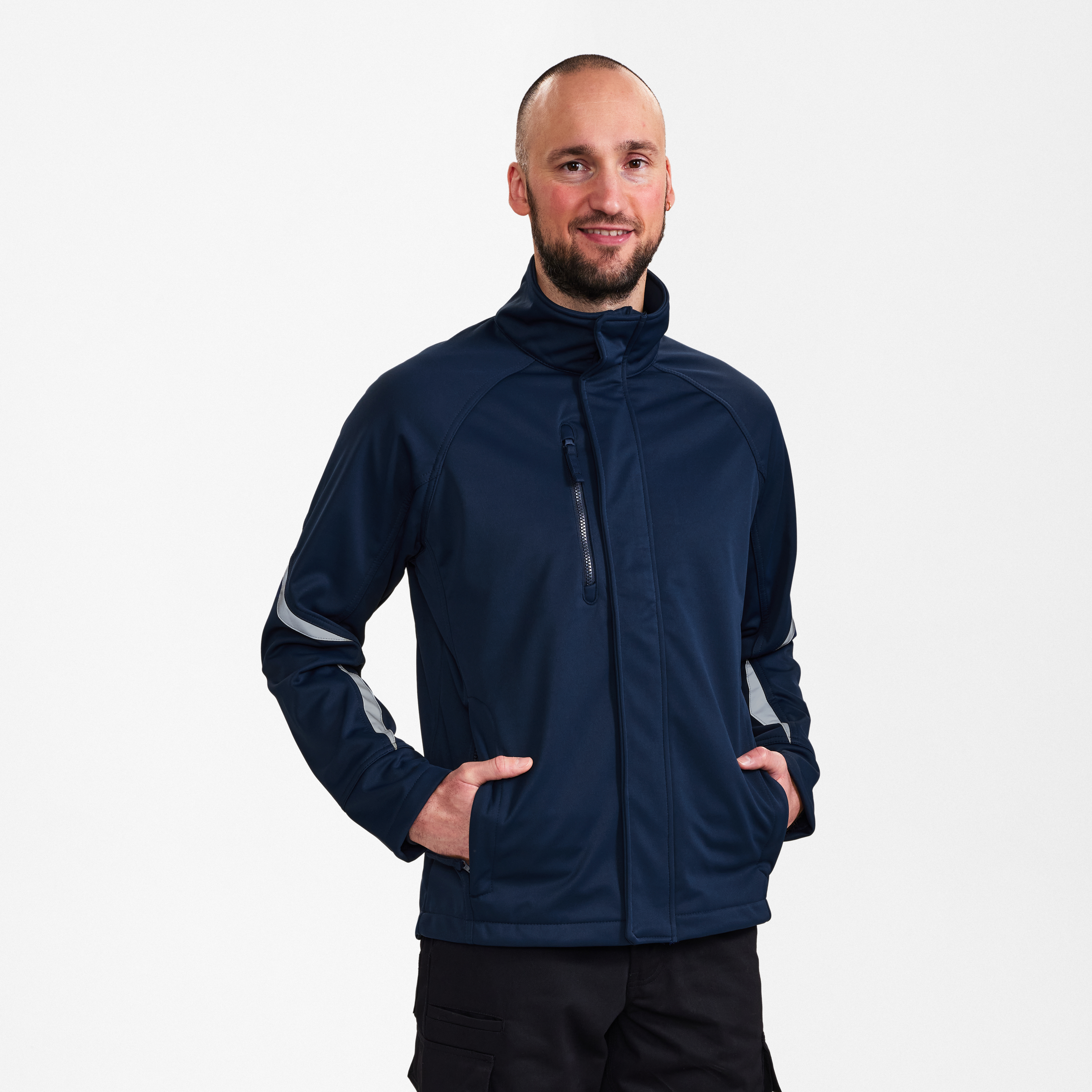 Engel Workwear Extend softshelljakke - Blue Ink [165] / XS