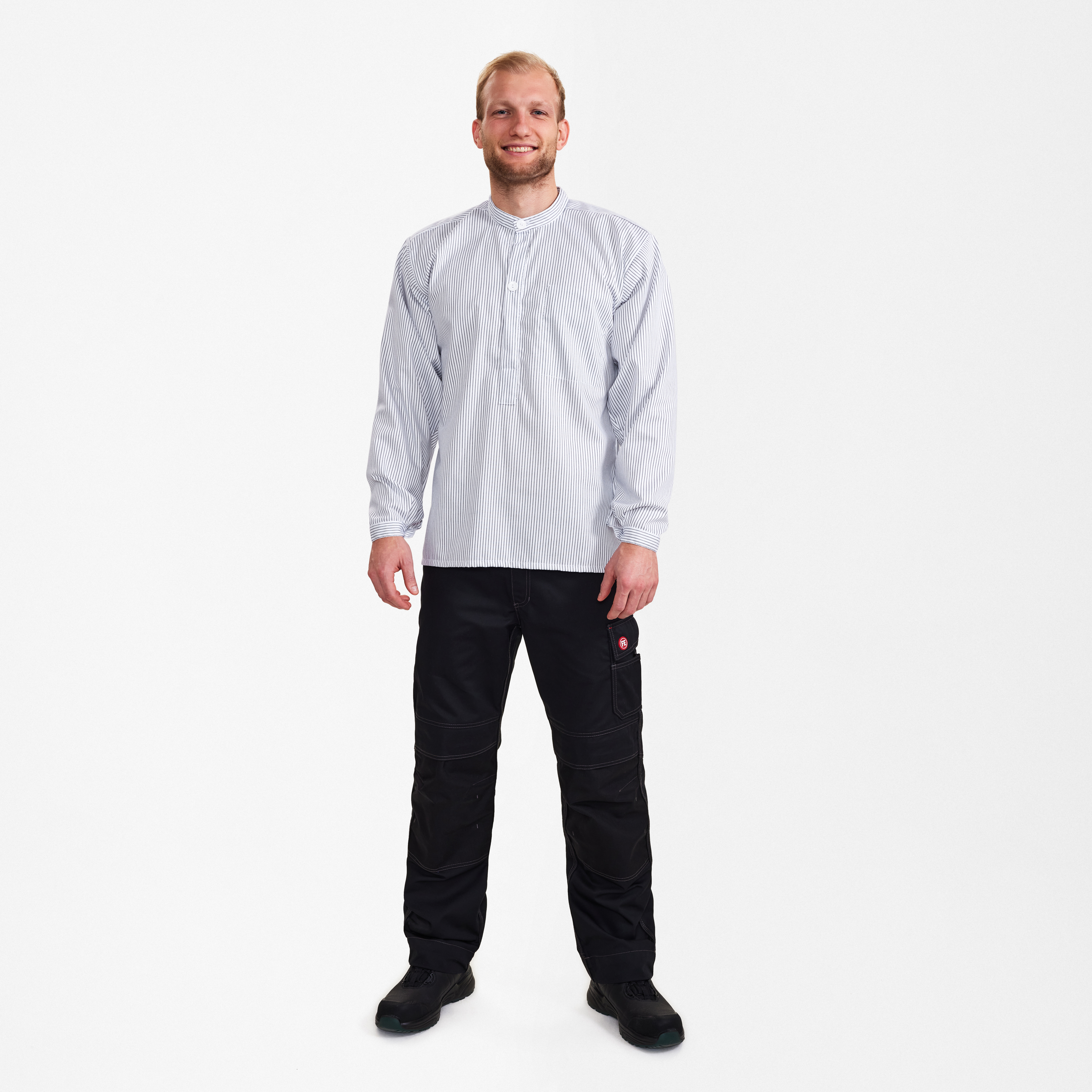 Engel Workwear Extend Murerskjorte - Hvid [3] / XS