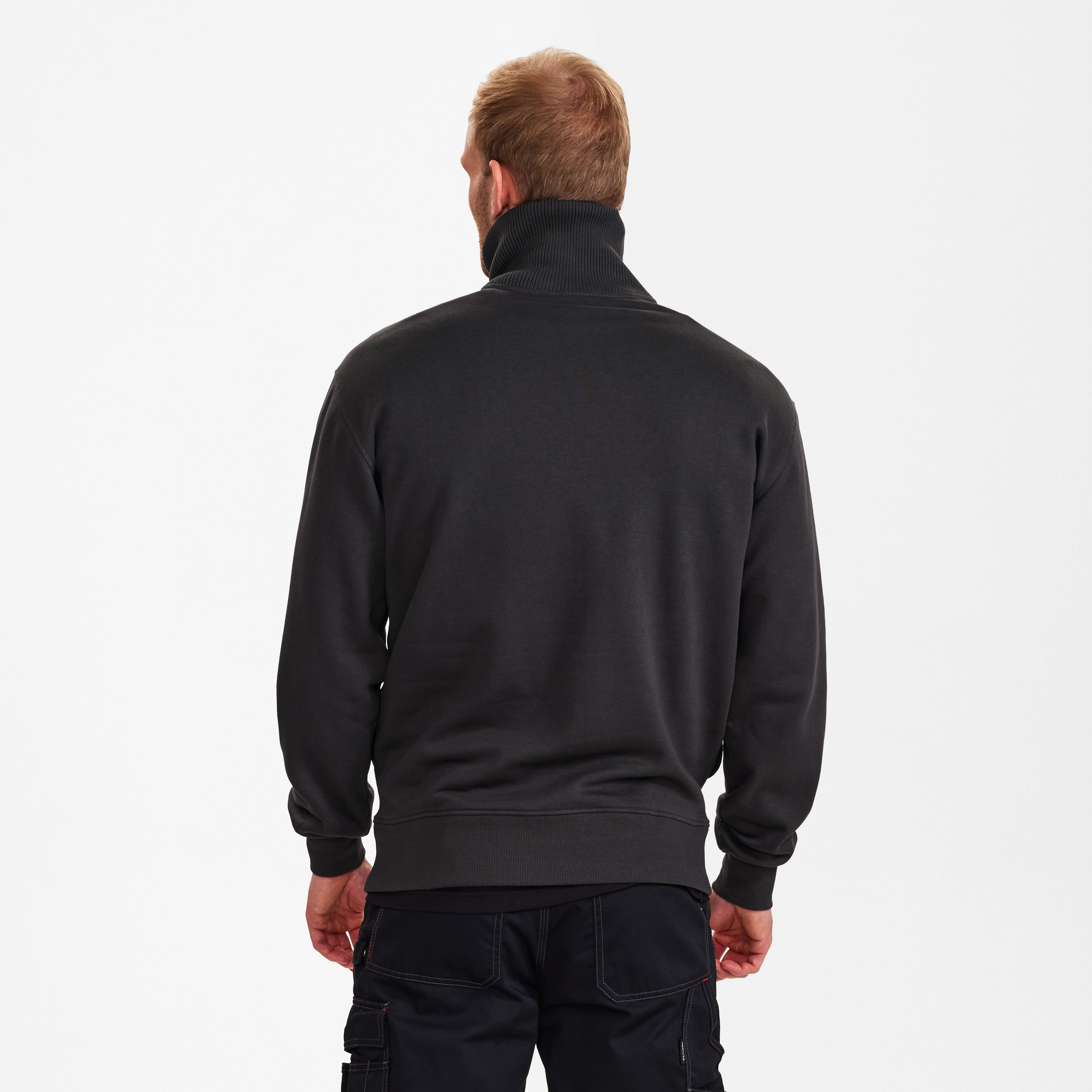 Engel Workwear Extend sweatshirt med høj krave - Antrazitgrå [79] / XS