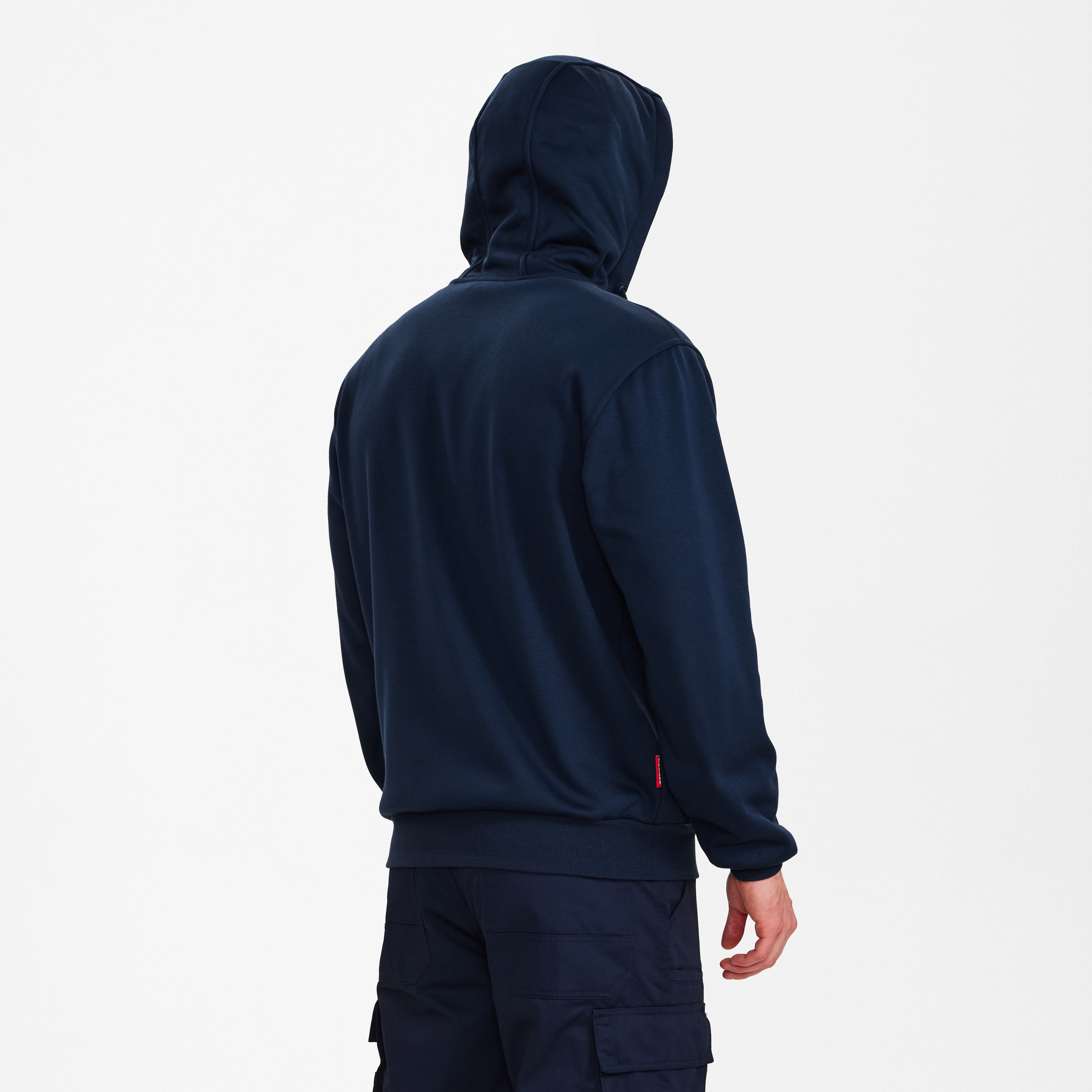 Engel Workwear Extend sweatshirt med hætte - Blue Ink [165] / XS