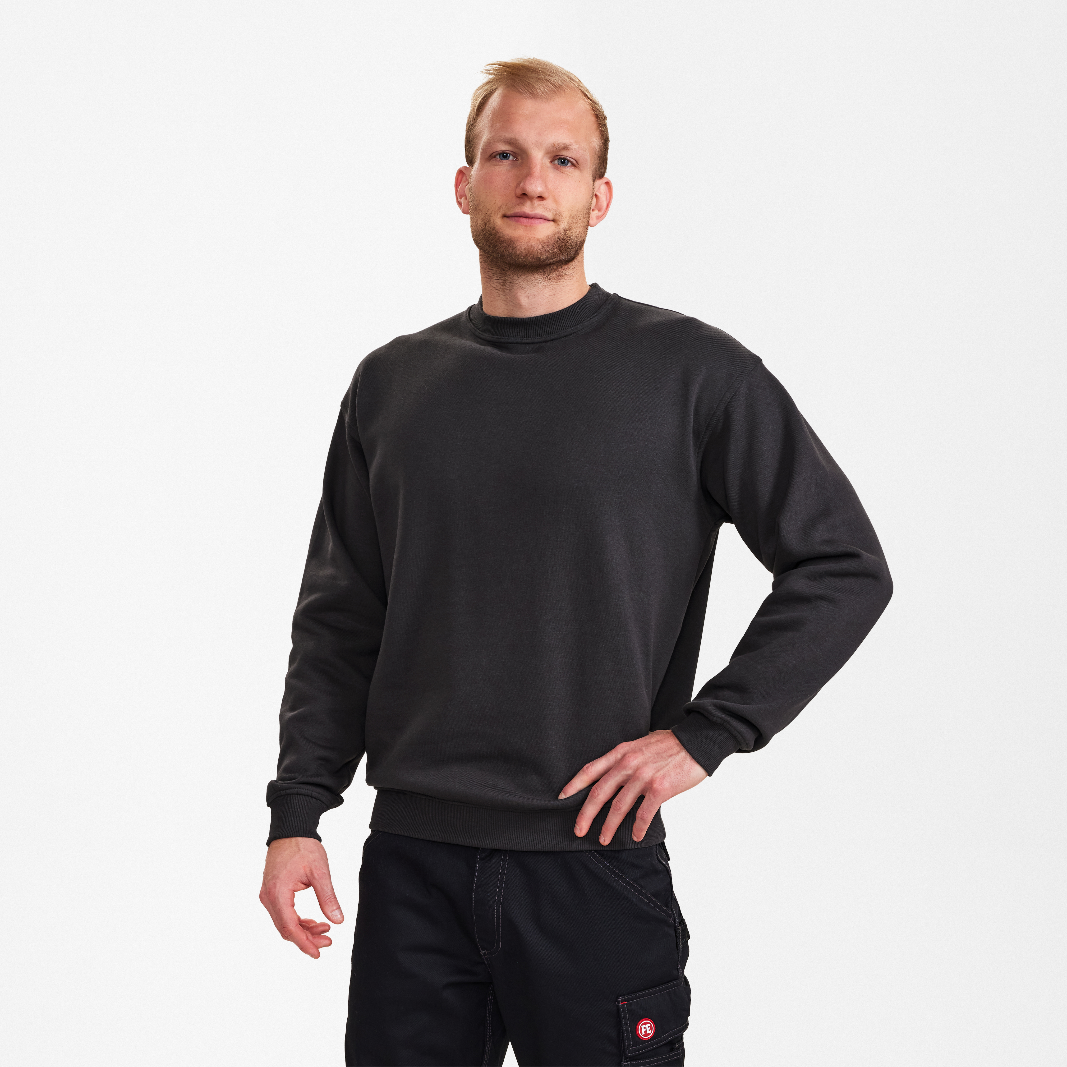 Engel Workwear Extend sweatshirt - Antrazitgrå [79] / XS