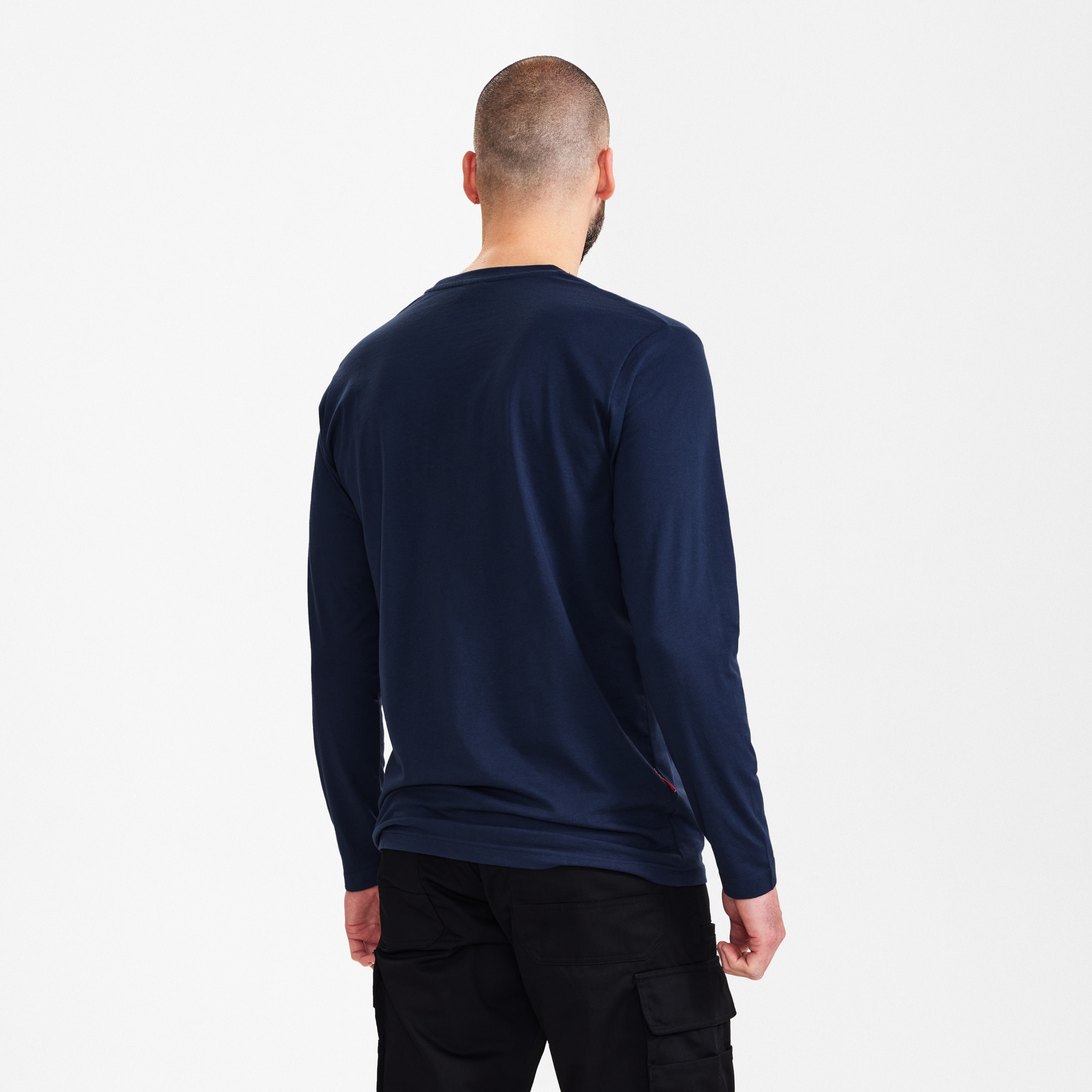 Engel Workwear Extend langærmet T-shirt - Blue Ink [165] / XS