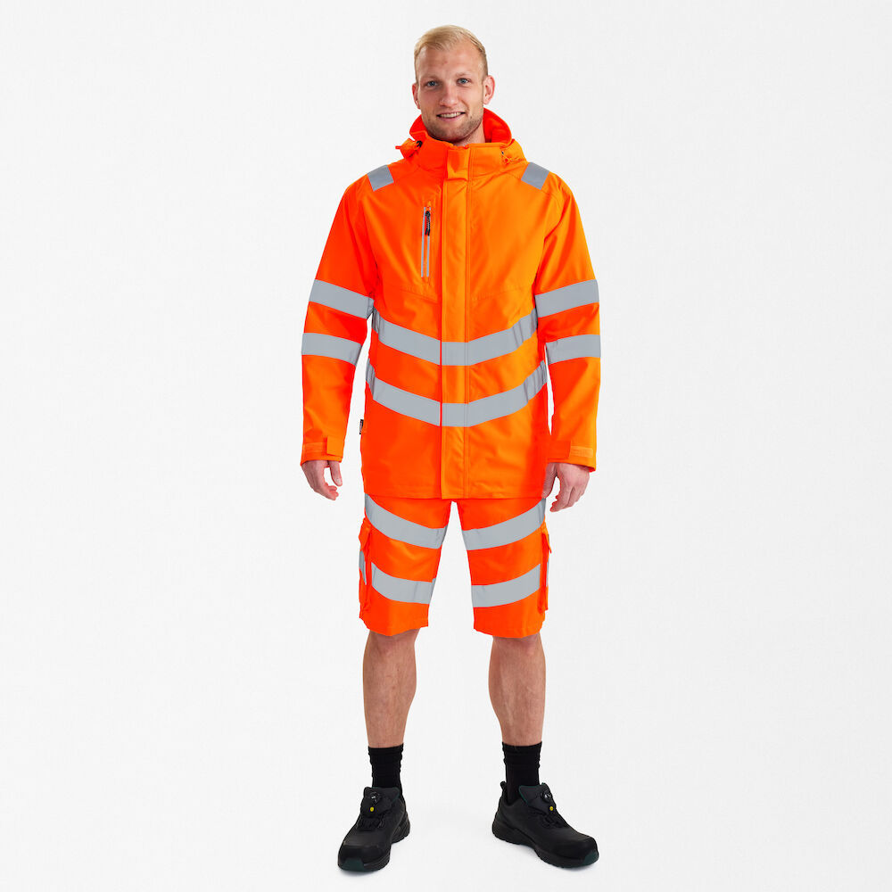 FE-Engel Zweifarbige Pilotjacke, 1970-912, Farbe Schwarz/Rot, Größe S