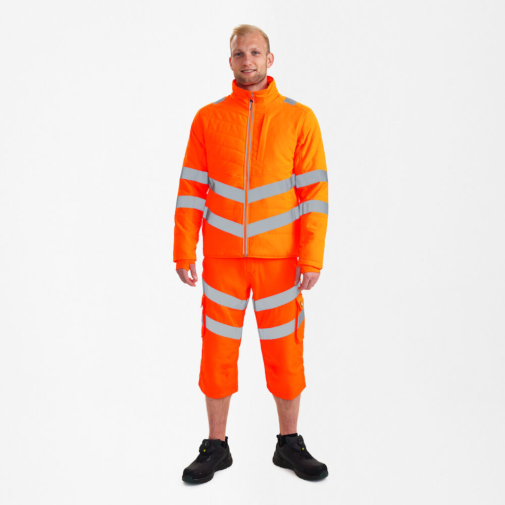 SAFETY Stepp-Jacke – Warnorange (Am Modell)