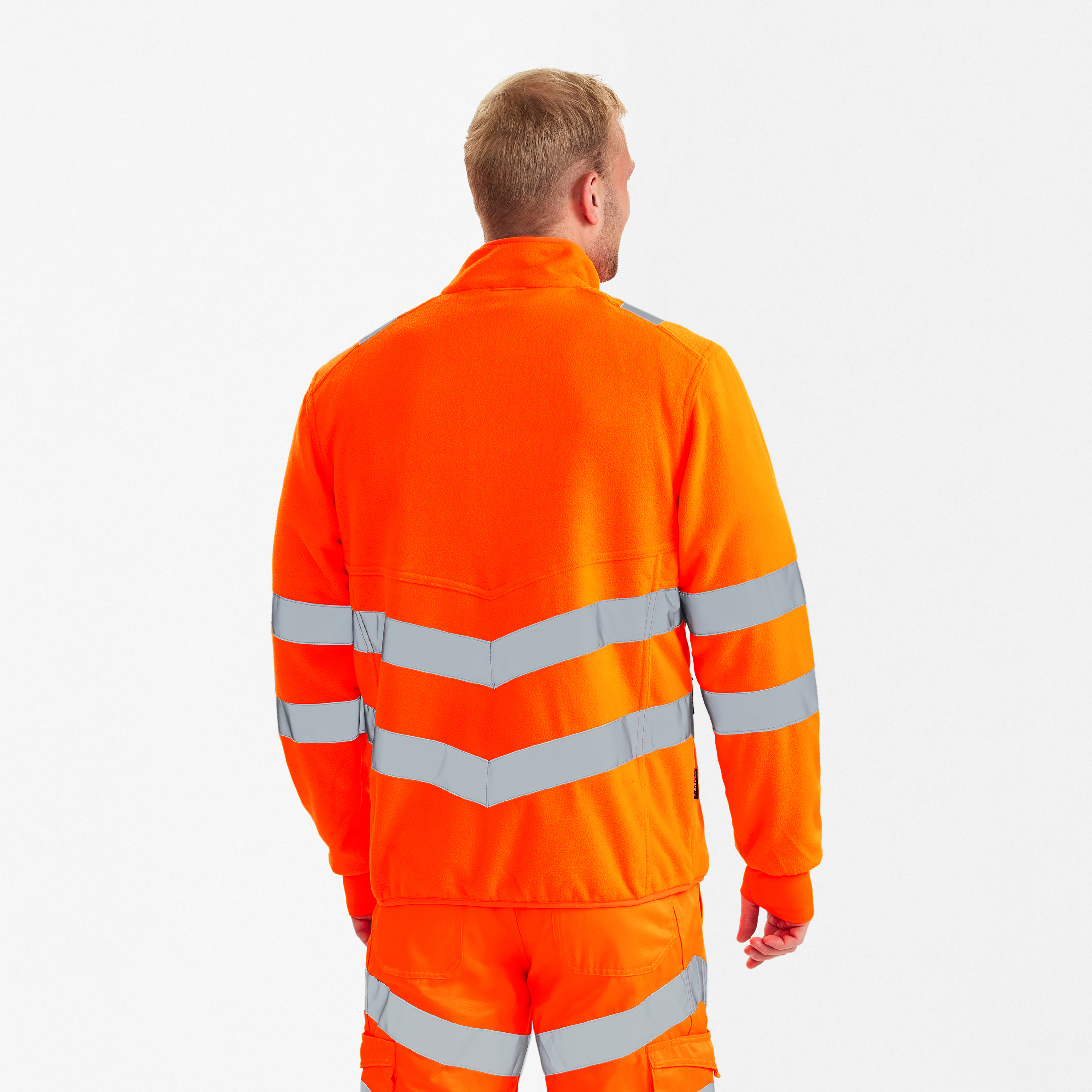 Engel Workwear Safety fleecejakke - Hi-vis Orange [10] / XS