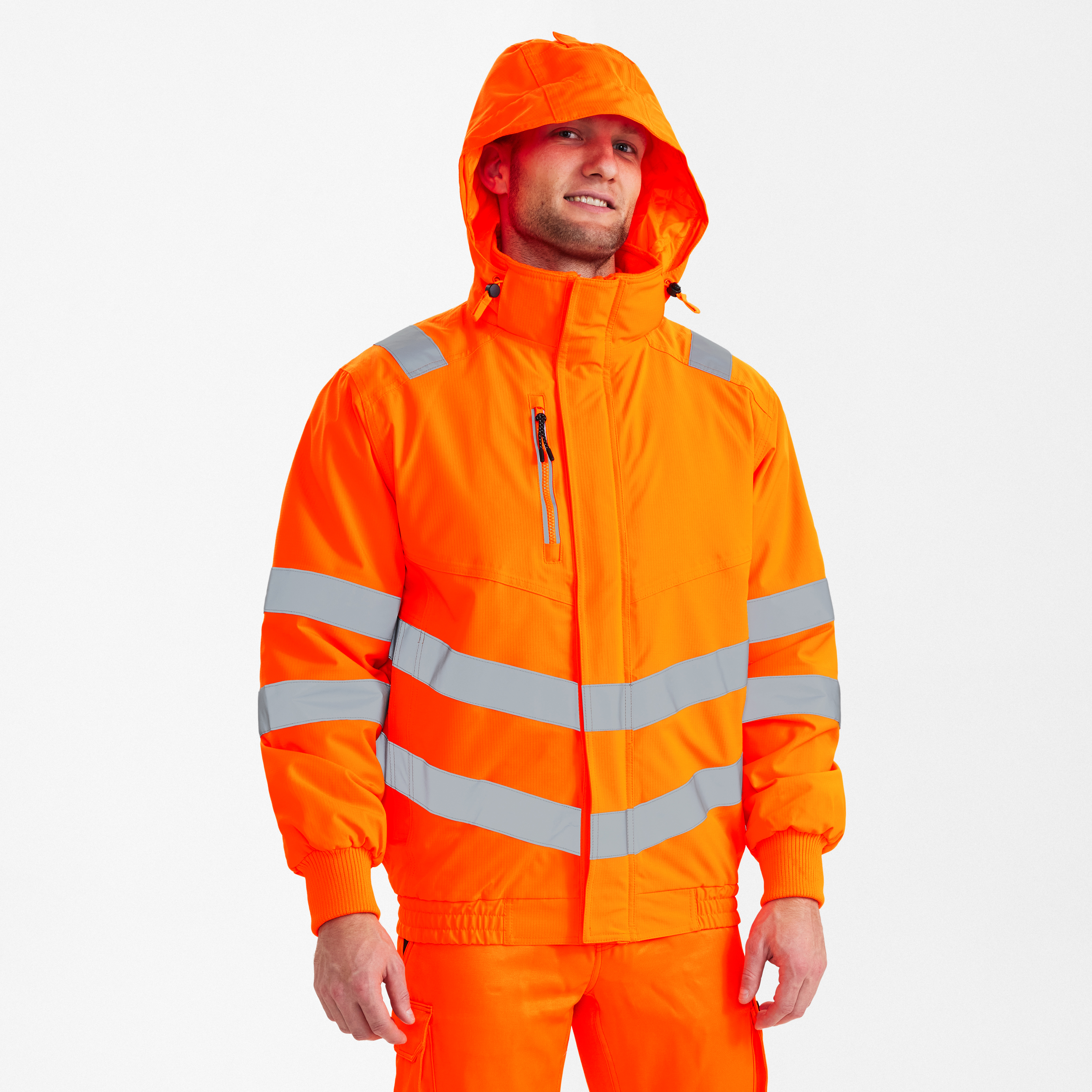 Engel Workwear Safety pilotjakke - Hi-vis Orange [10] / XS