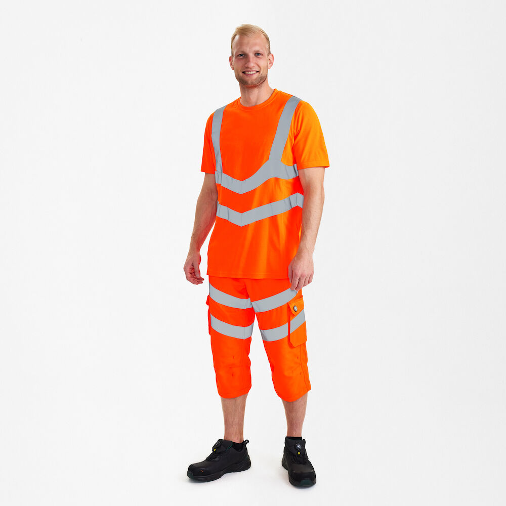 SAFETY T-Shirt – Warnorange (Am Modell)