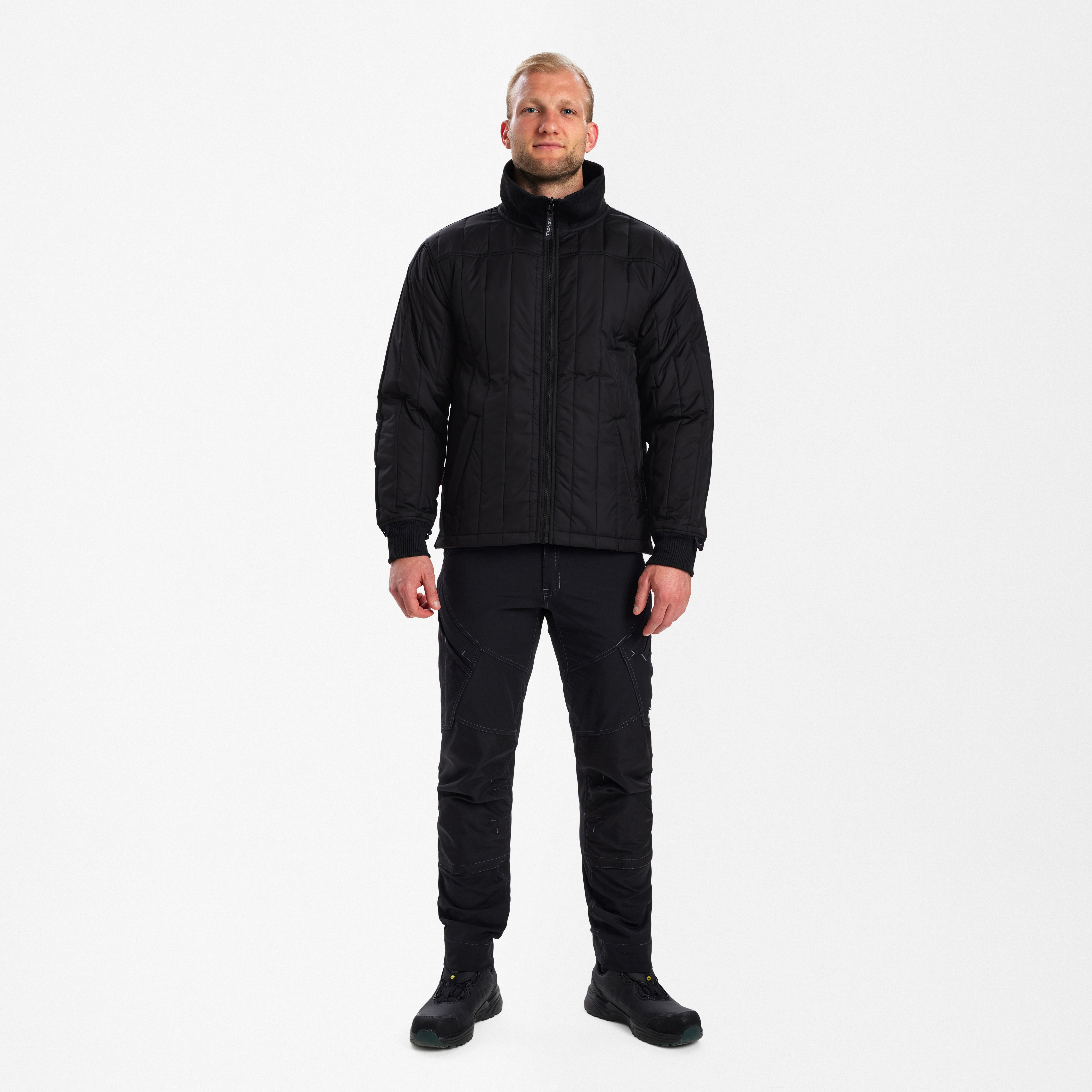 Engel Workwear Extend quiltjakke - Sort [20] / XS