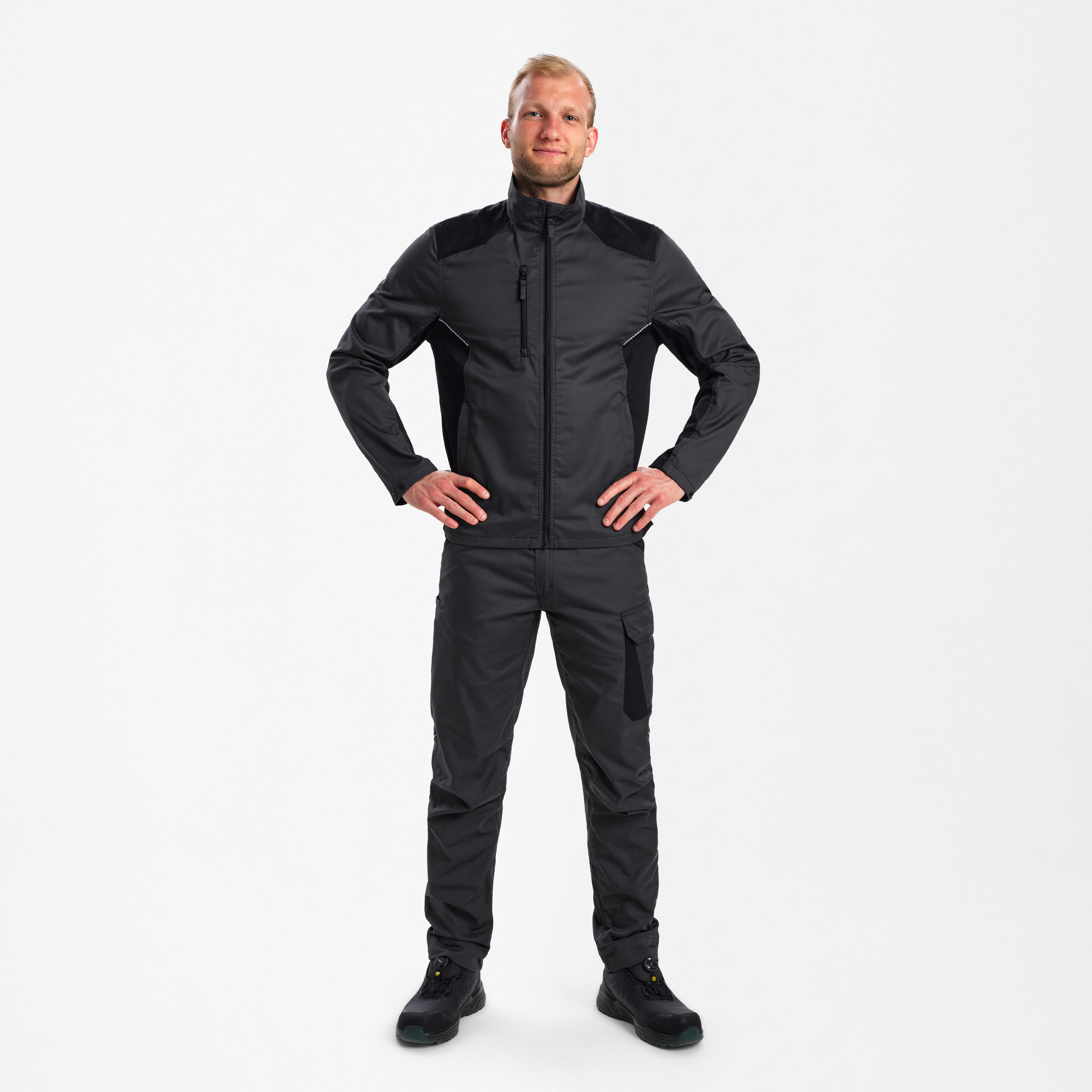 Engel Workwear Venture arbejdsjakke - Antrazitgrå/Sort [7920] / XS