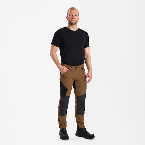 X-treme Work Trousers with 4-way stretch - Toffee Brown, Engel | Engel ...
