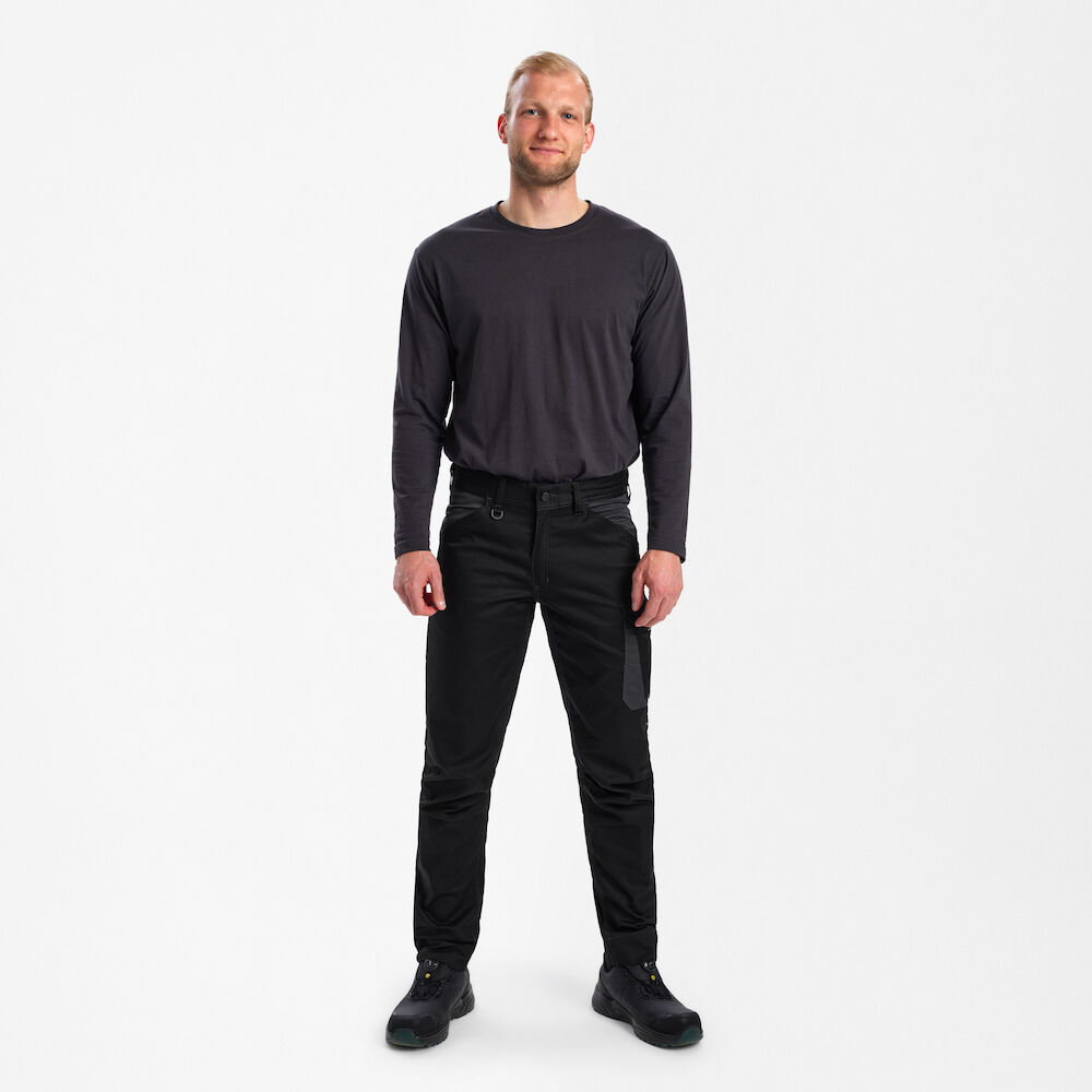 VENTURE Servicehosen – Schwarz / Anthrazit Grau (Am Modell)