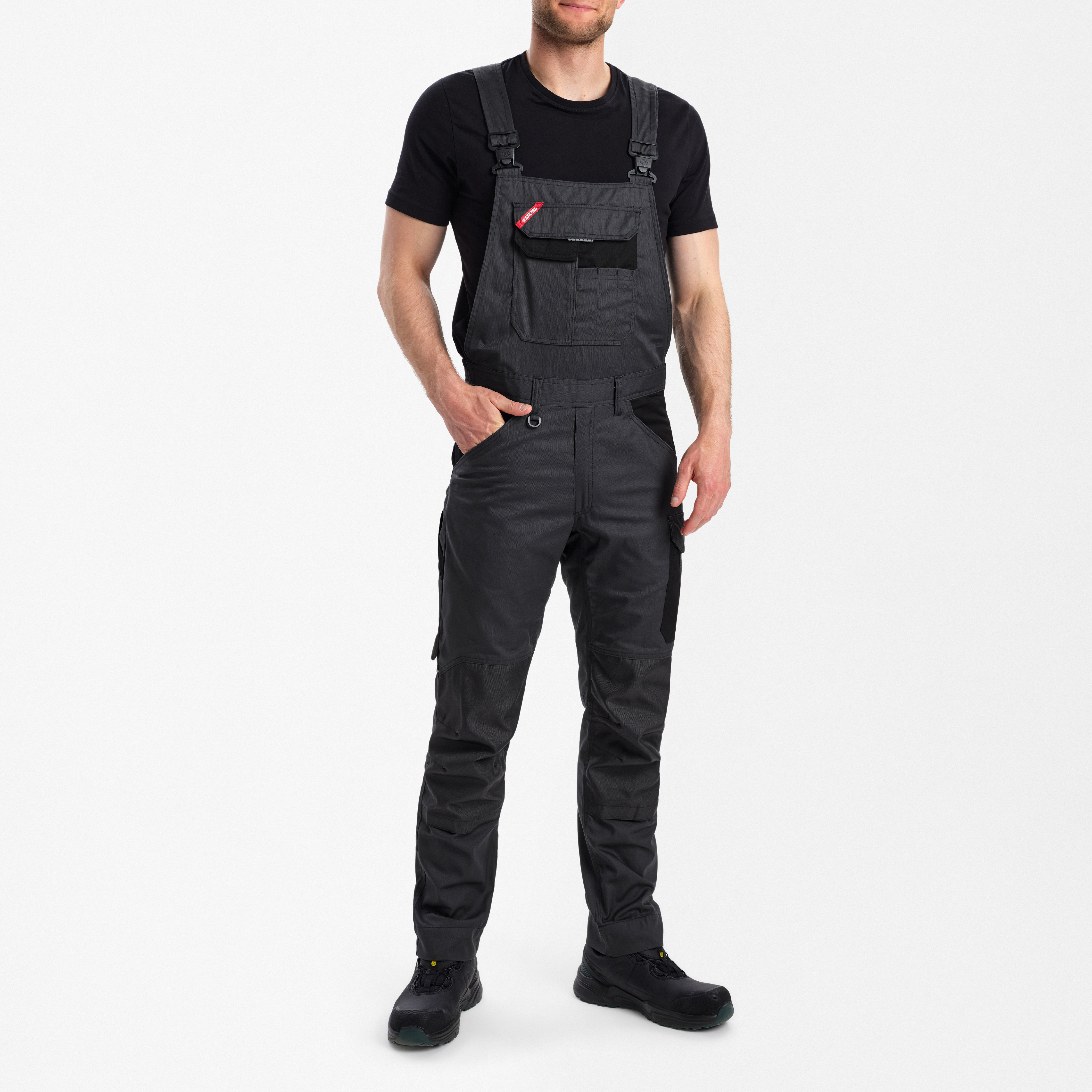 Engel Workwear Venture overall - Antrazitgrå/Sort [7920] / K80