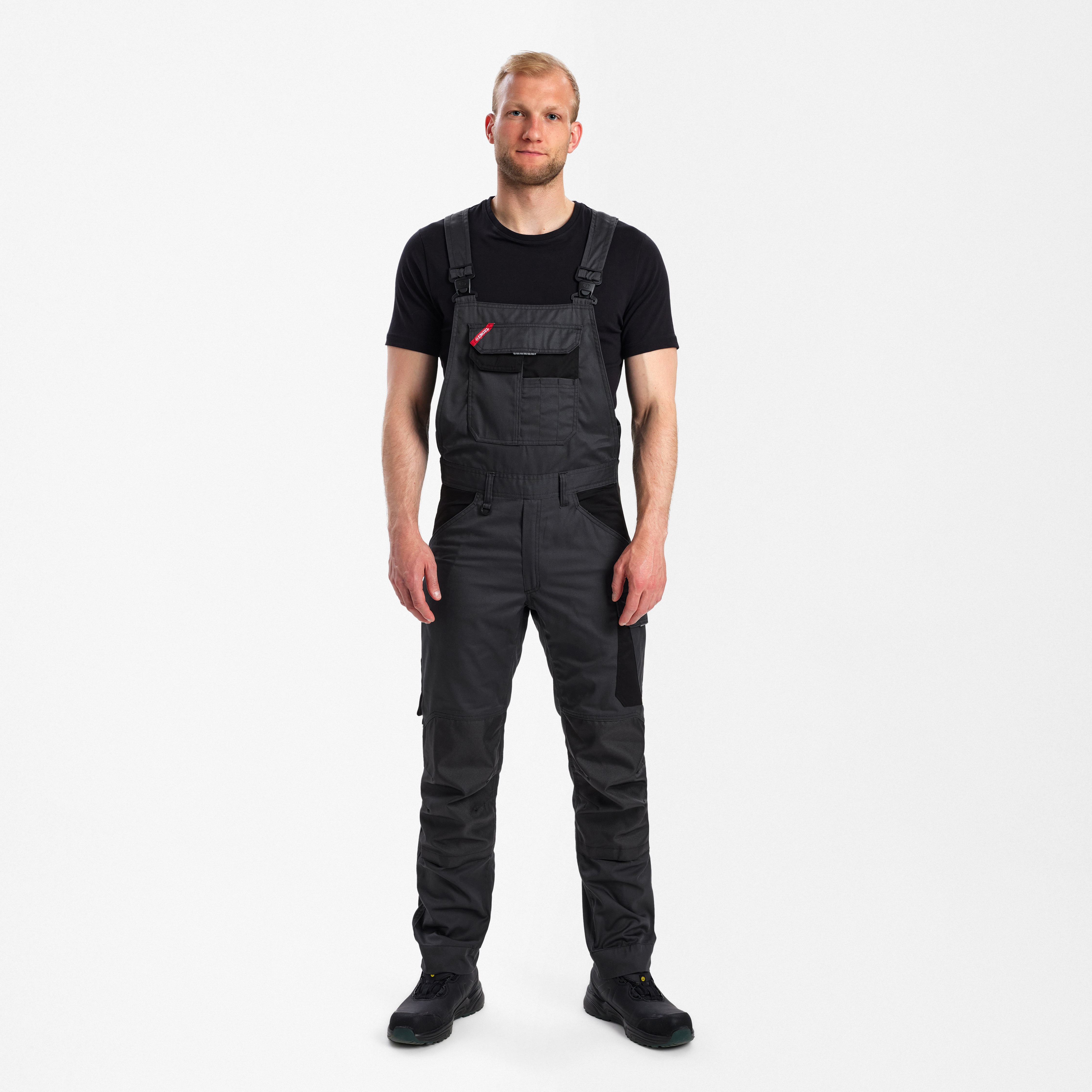 Engel Workwear Venture overall - Antrazitgrå/Sort [7920] / K80