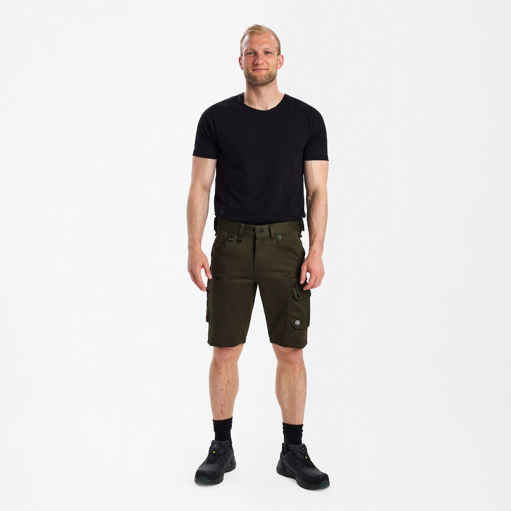 Delovne kratke hlače z 2-smernim stretch materialom – Forest Green