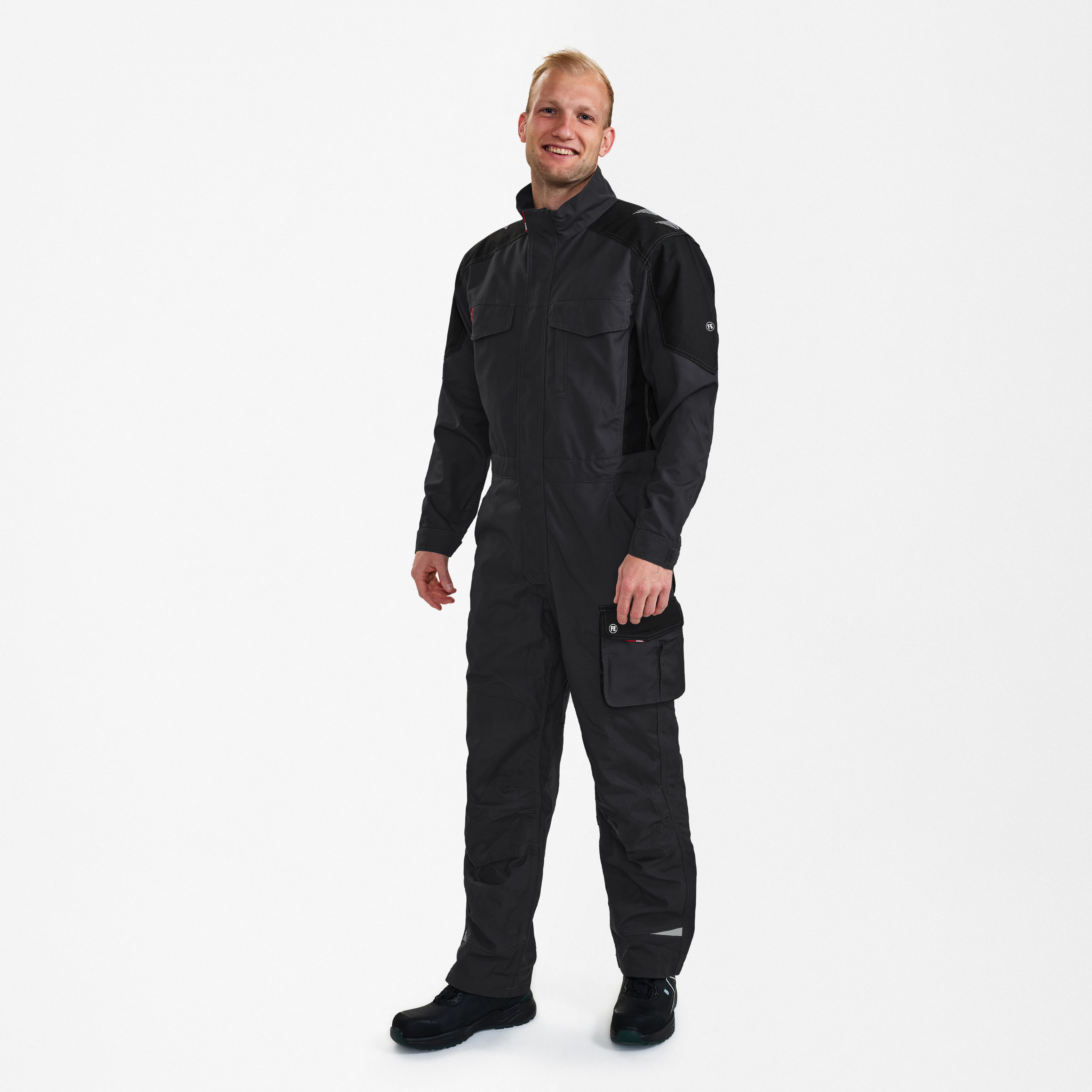 Engel Workwear Galaxy kedeldragt - Antrazitgrå/Sort [7920] / XS