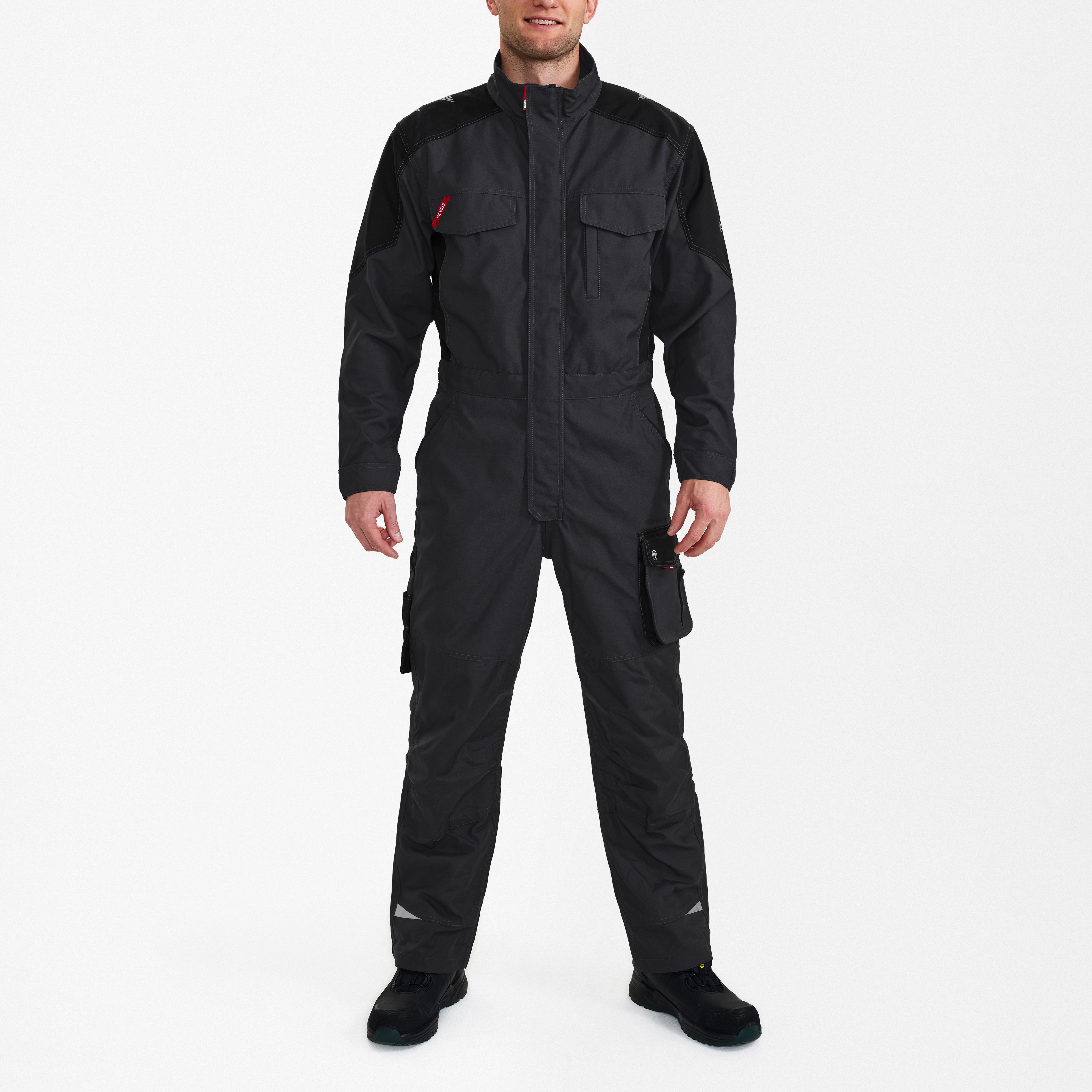 Engel Workwear Galaxy kedeldragt - Antrazitgrå/Sort [7920] / XS
