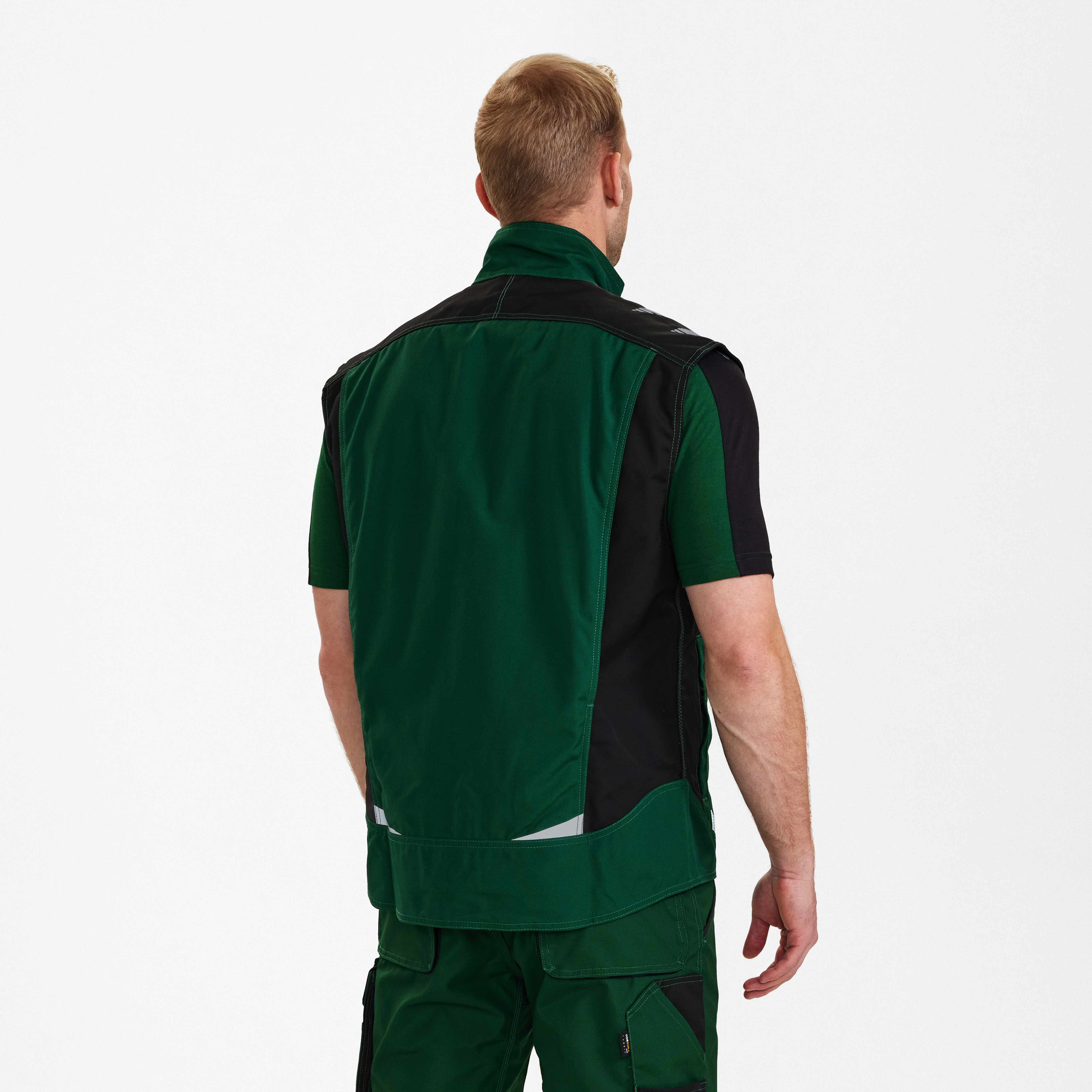 Engel Workwear Galaxy servicevest - Grøn/Sort [120] / XS