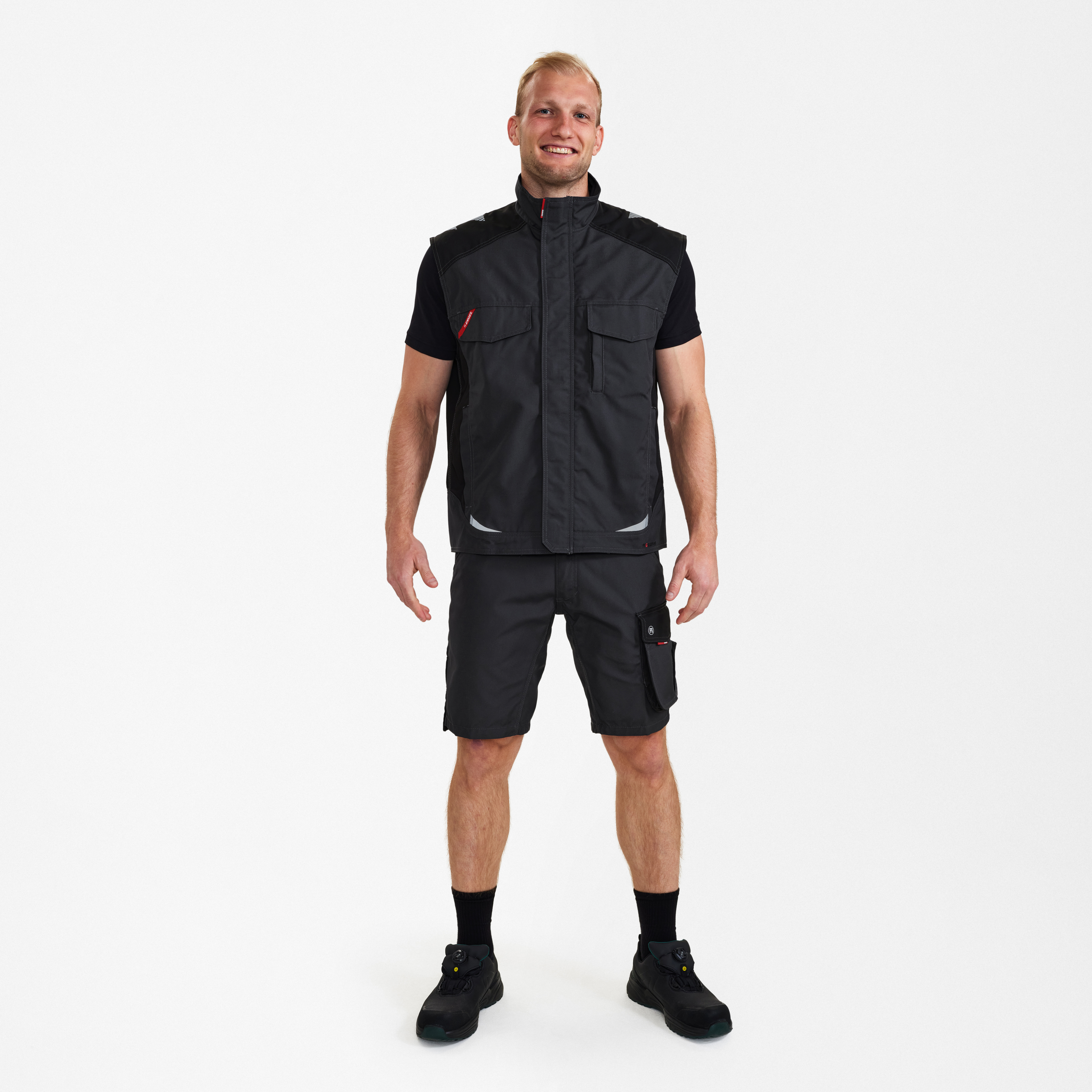 Engel Workwear Galaxy servicevest - Antrazitgrå/Sort [7920] / XS