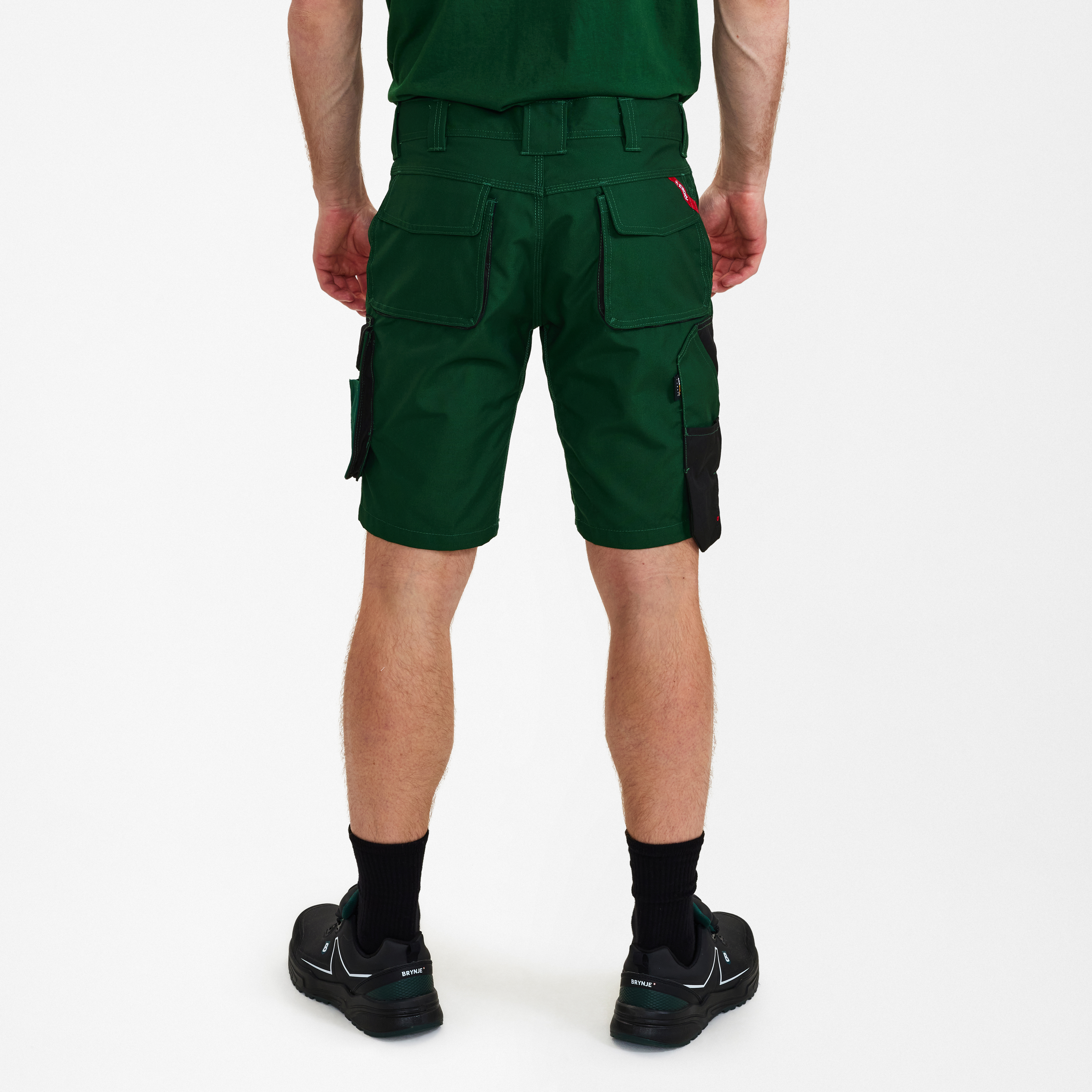Engel Workwear Galaxy arbejdsshorts - Grøn/Sort [120] / 72