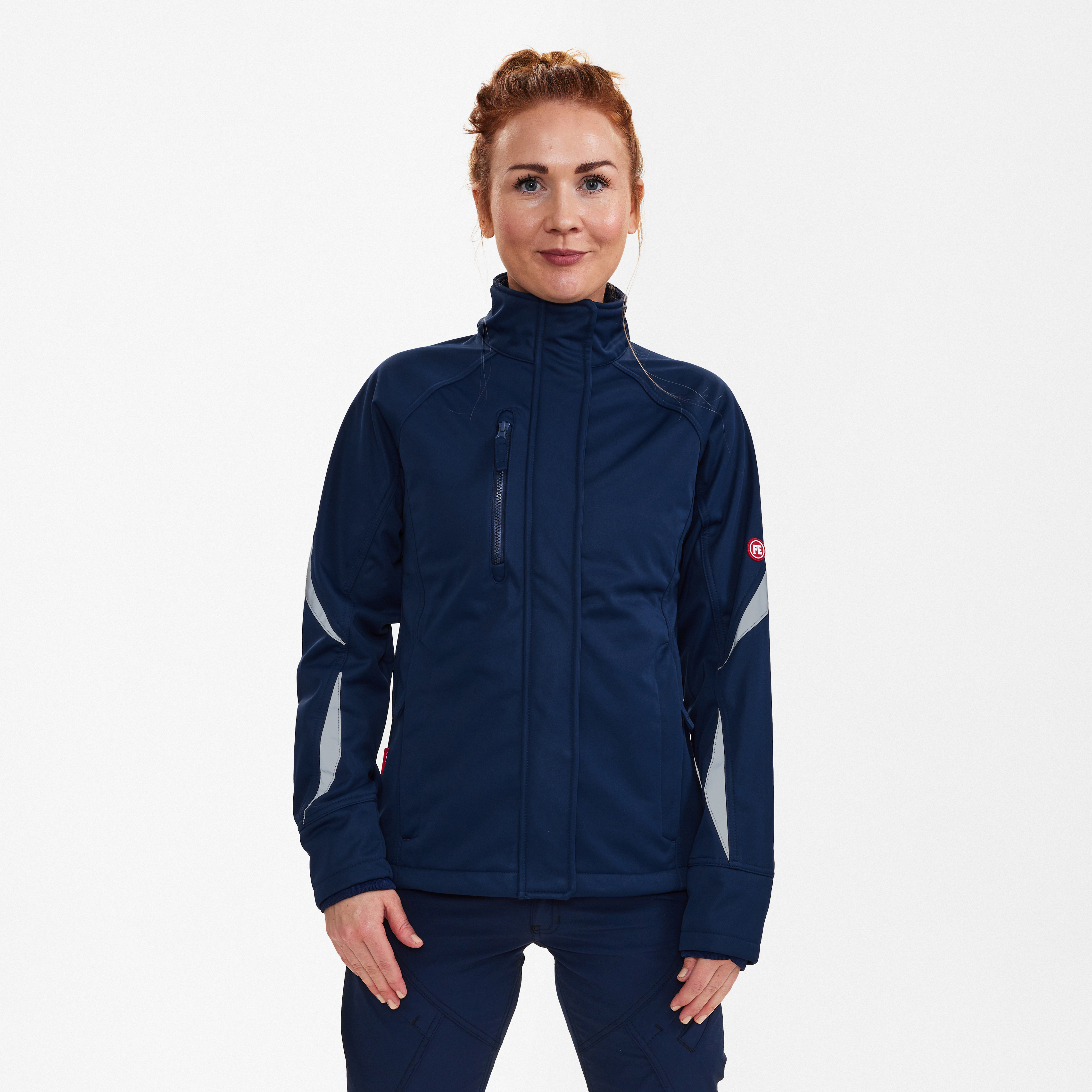 Engel Workwear Extend dame softshelljakke - Blue Ink [165] / XS