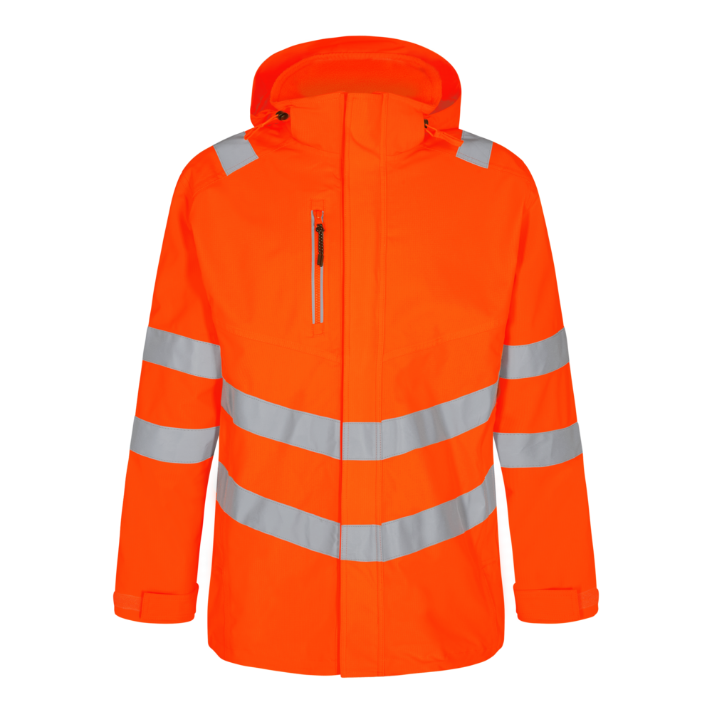 SAFETY Shellparka – Warnorange (Front)