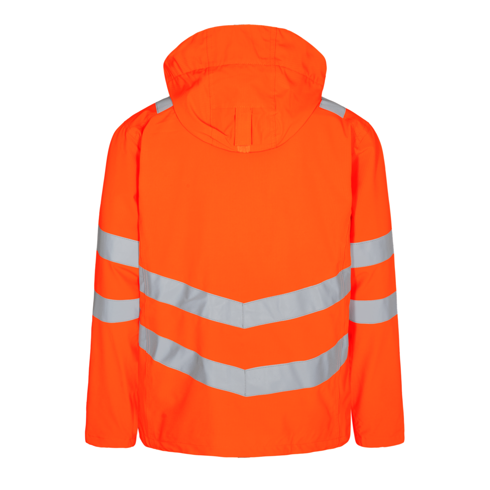 SAFETY Shelljacke – Warnorange (Rücken)