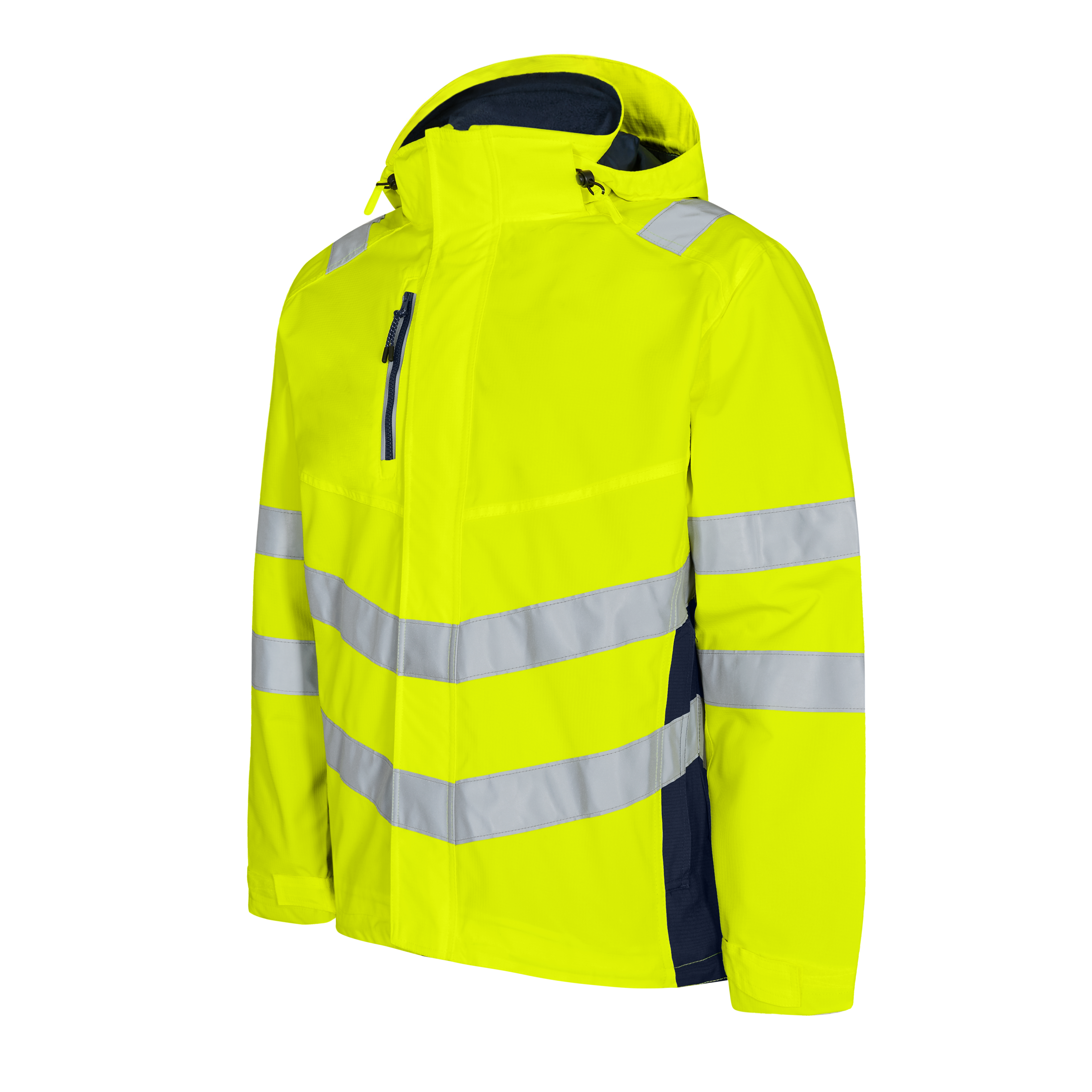 Engel Workwear Safety skaljakke - Gul/Blue Ink [38165] / XS