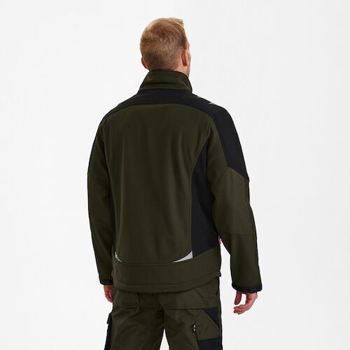 Galaxy Softshell Jacket - Forest Green / Black, Engel | Engel Workwear