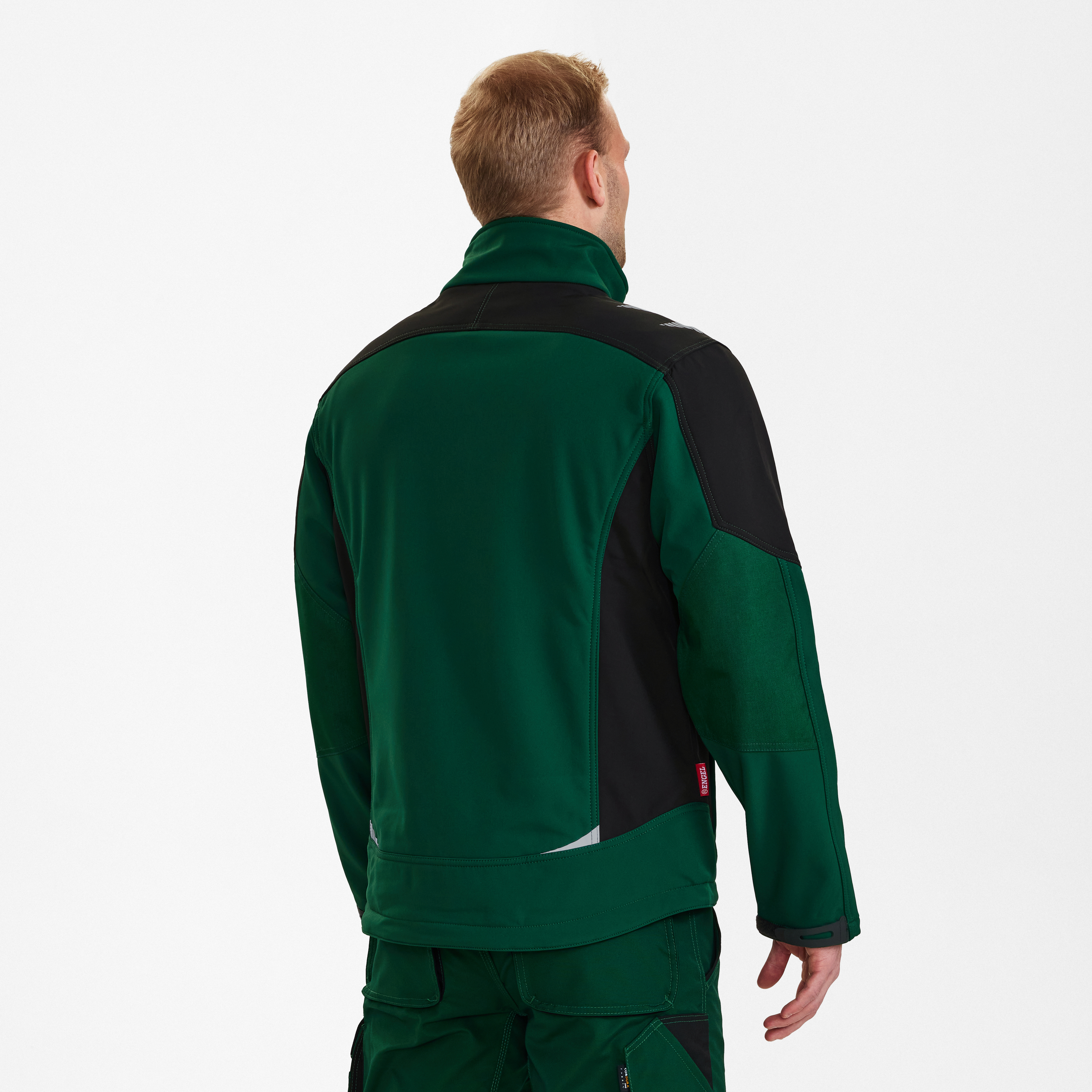 Engel Workwear Galaxy softshelljakke - Grøn/Sort [120] / XS