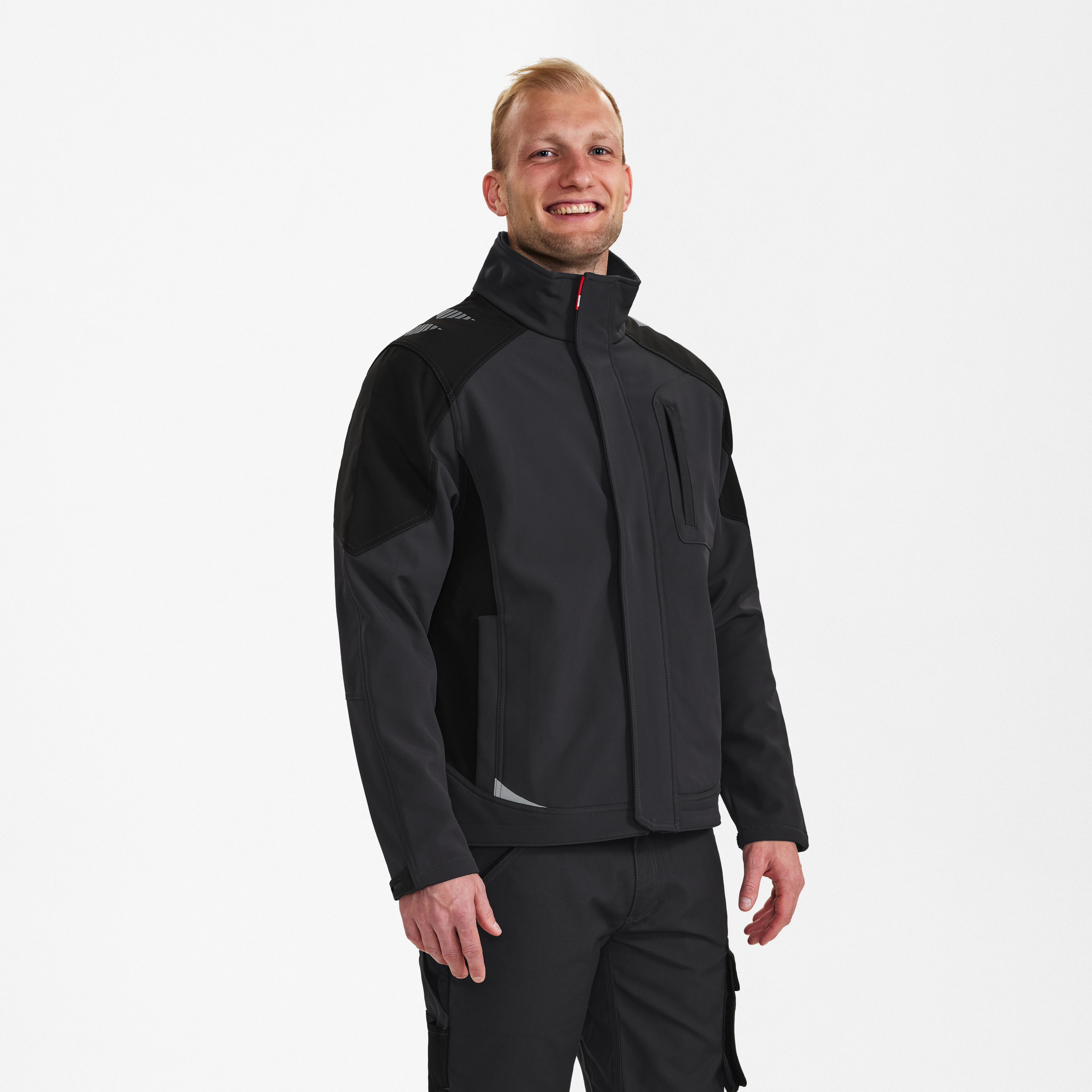 Engel Workwear Galaxy softshelljakke - Antrazitgrå/Sort [7920] / XS