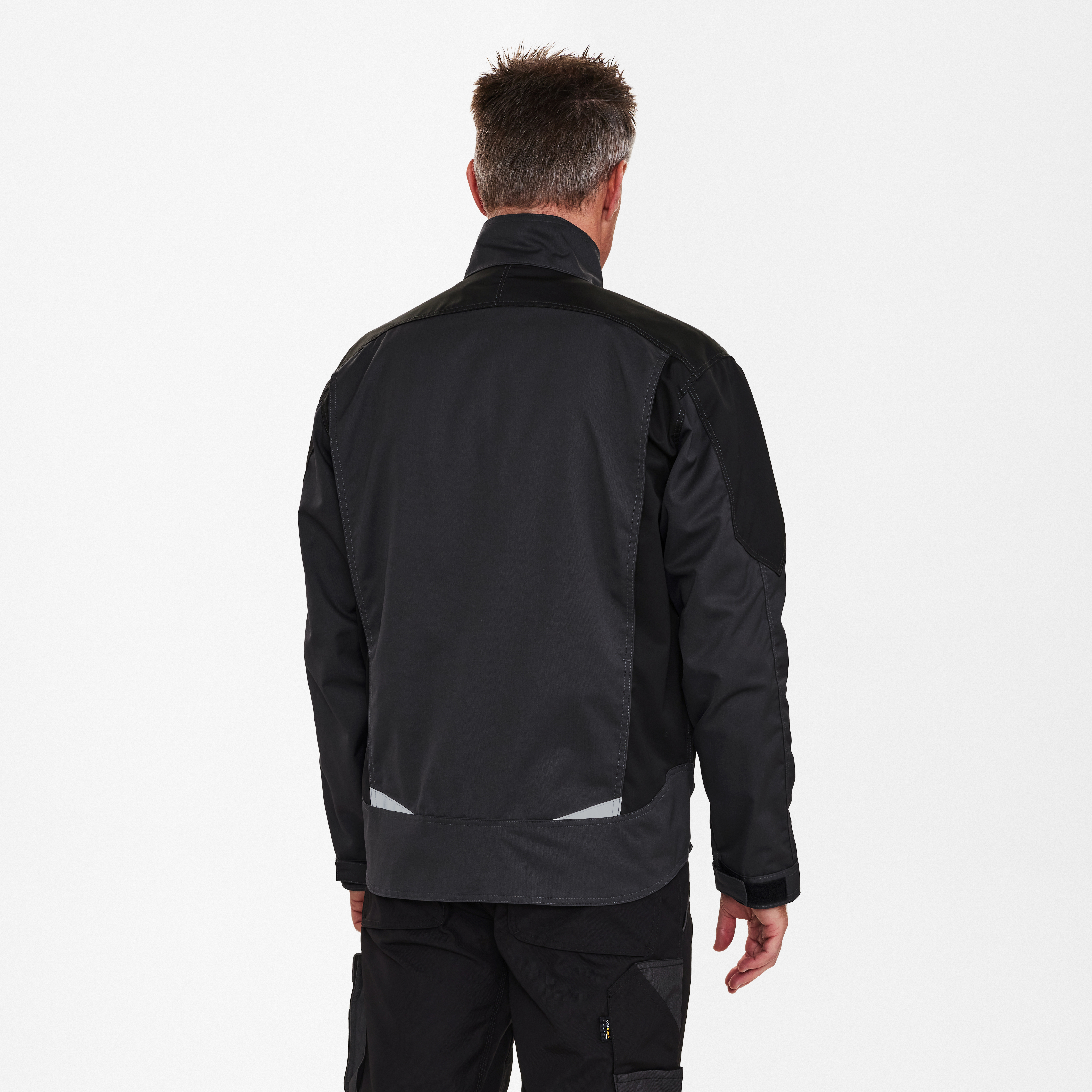 Engel Workwear Galaxy Light arbejdsjakke - Antrazitgrå/Sort [7920] / XS