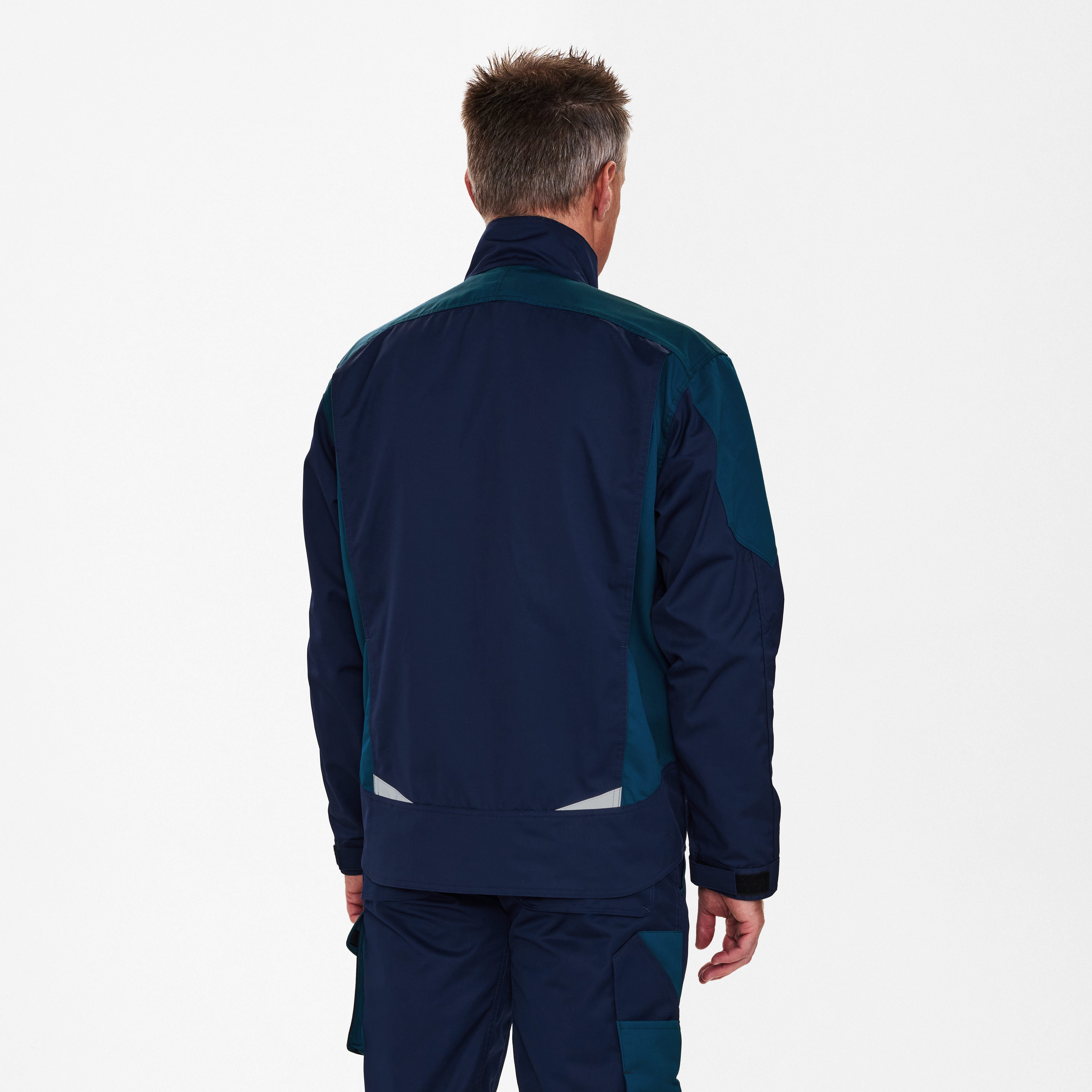 Engel Workwear Galaxy Light arbejdsjakke - Blue Ink/Dark Petrol [16577] / XS