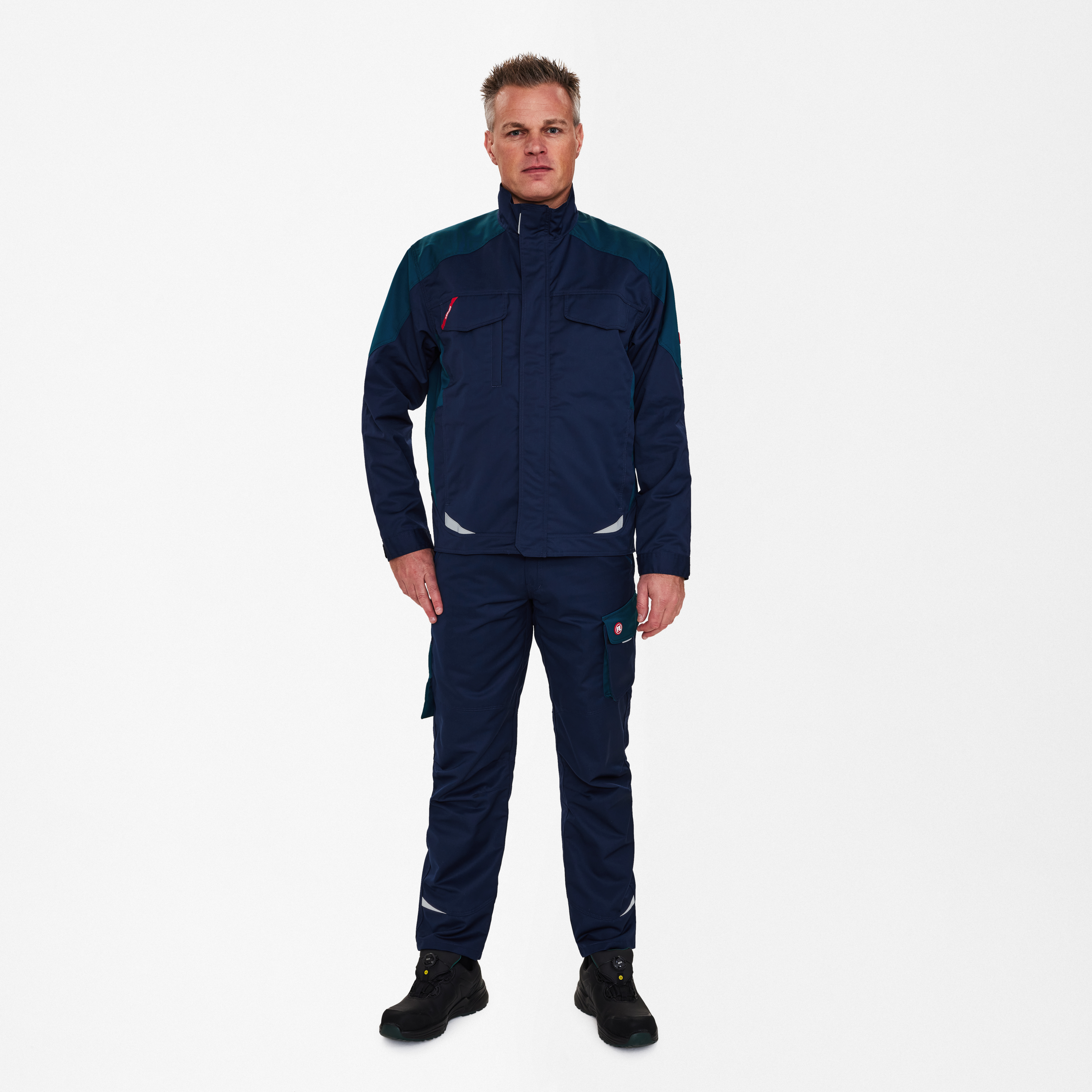 Engel Workwear Galaxy Light arbejdsjakke - Blue Ink/Dark Petrol [16577] / XS