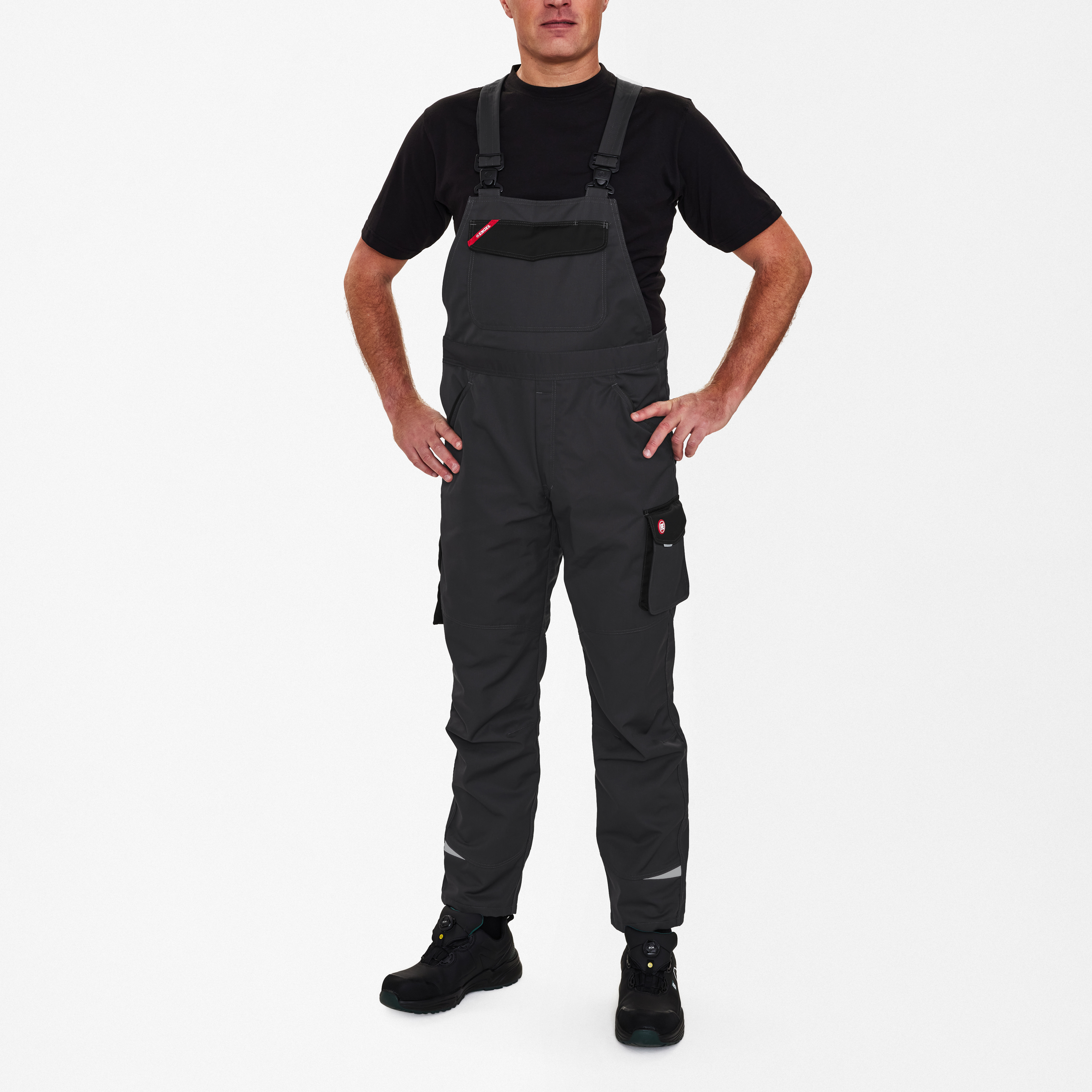 Engel Workwear Galaxy Light overall - Antrazitgrå/Sort [7920] / K80