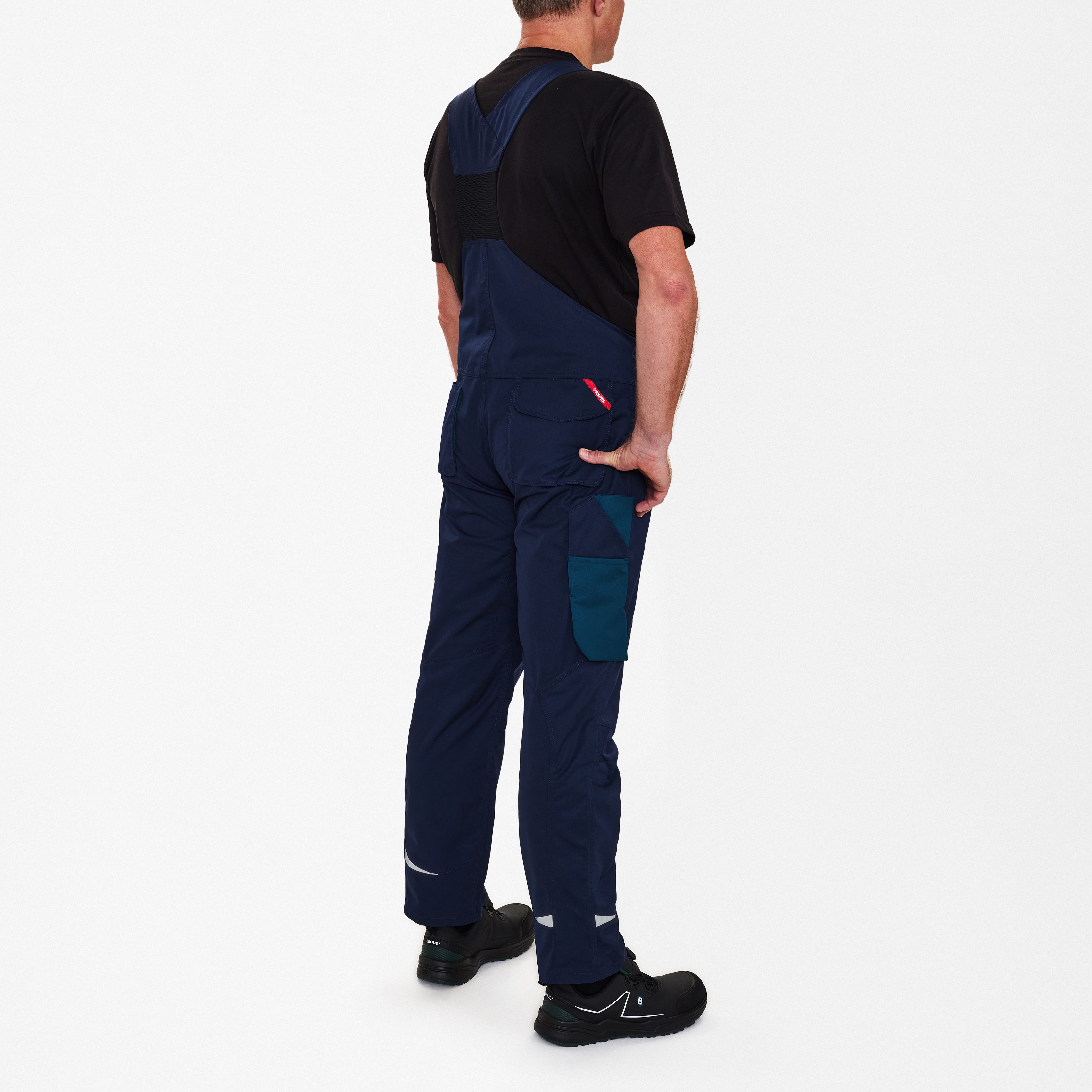 Engel Workwear Galaxy Light overall - Blue Ink/Dark Petrol [16577] / K80