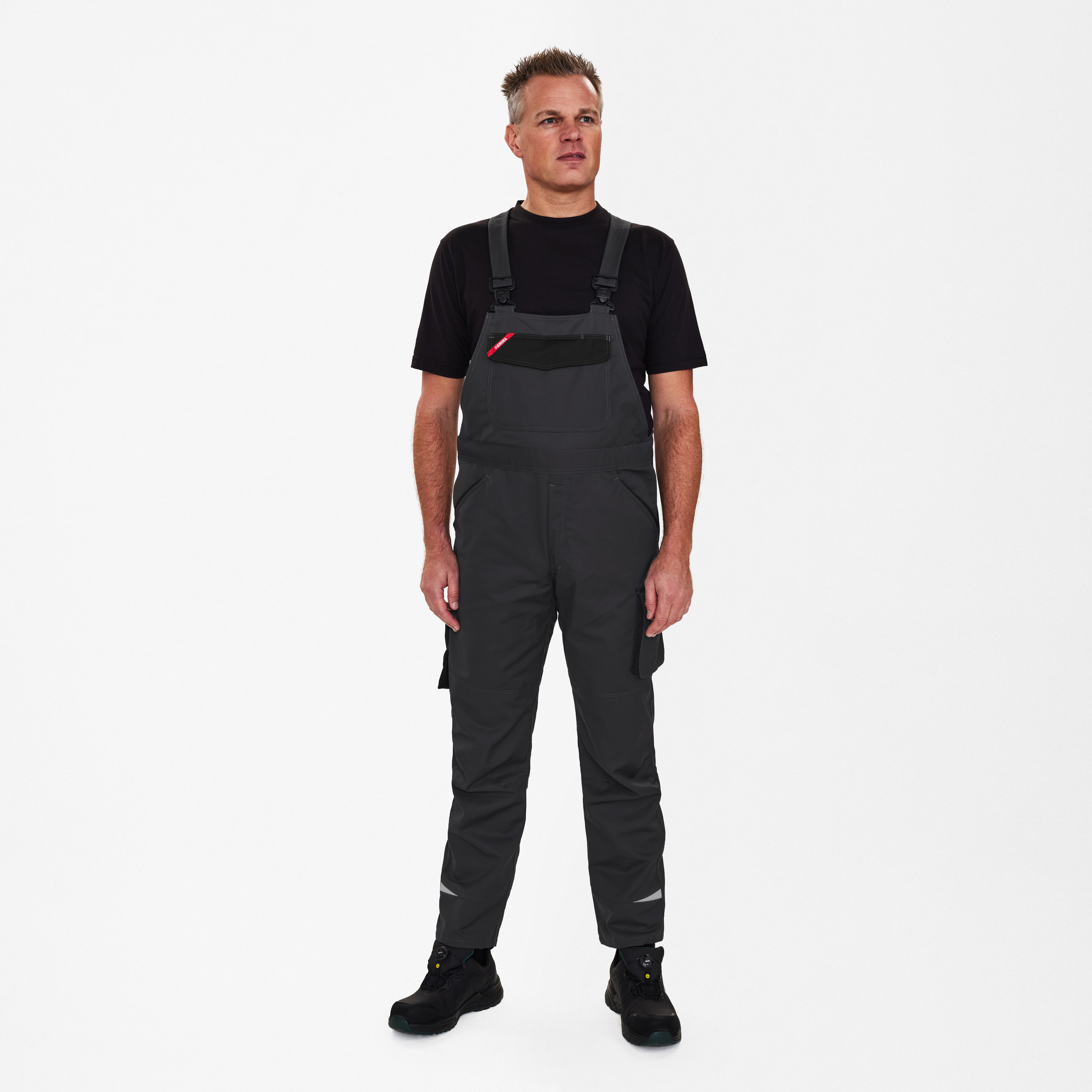 Engel Workwear Galaxy Light overall - Antrazitgrå/Sort [7920] / K80