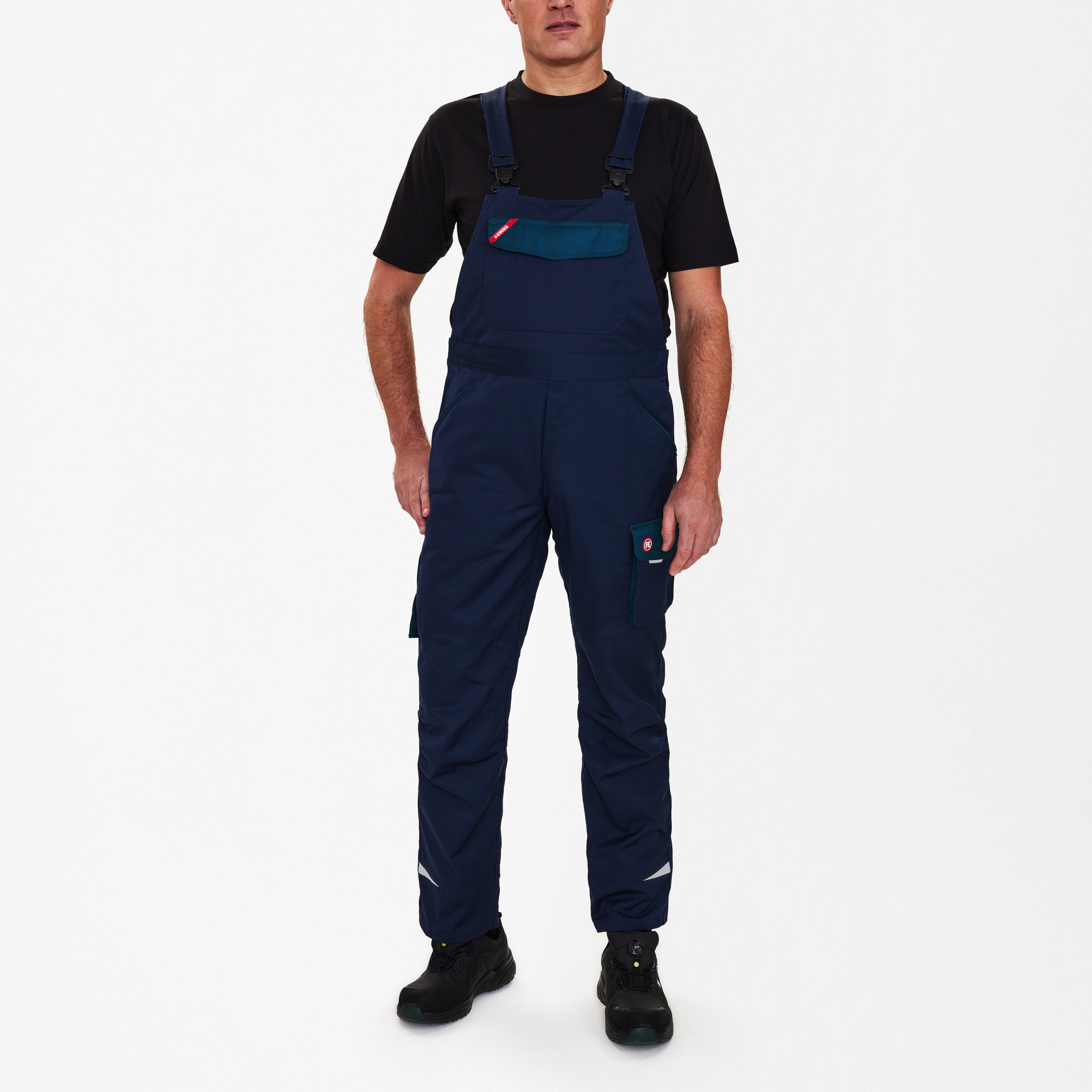 Engel Workwear Galaxy Light overall - Blue Ink/Dark Petrol [16577] / K80