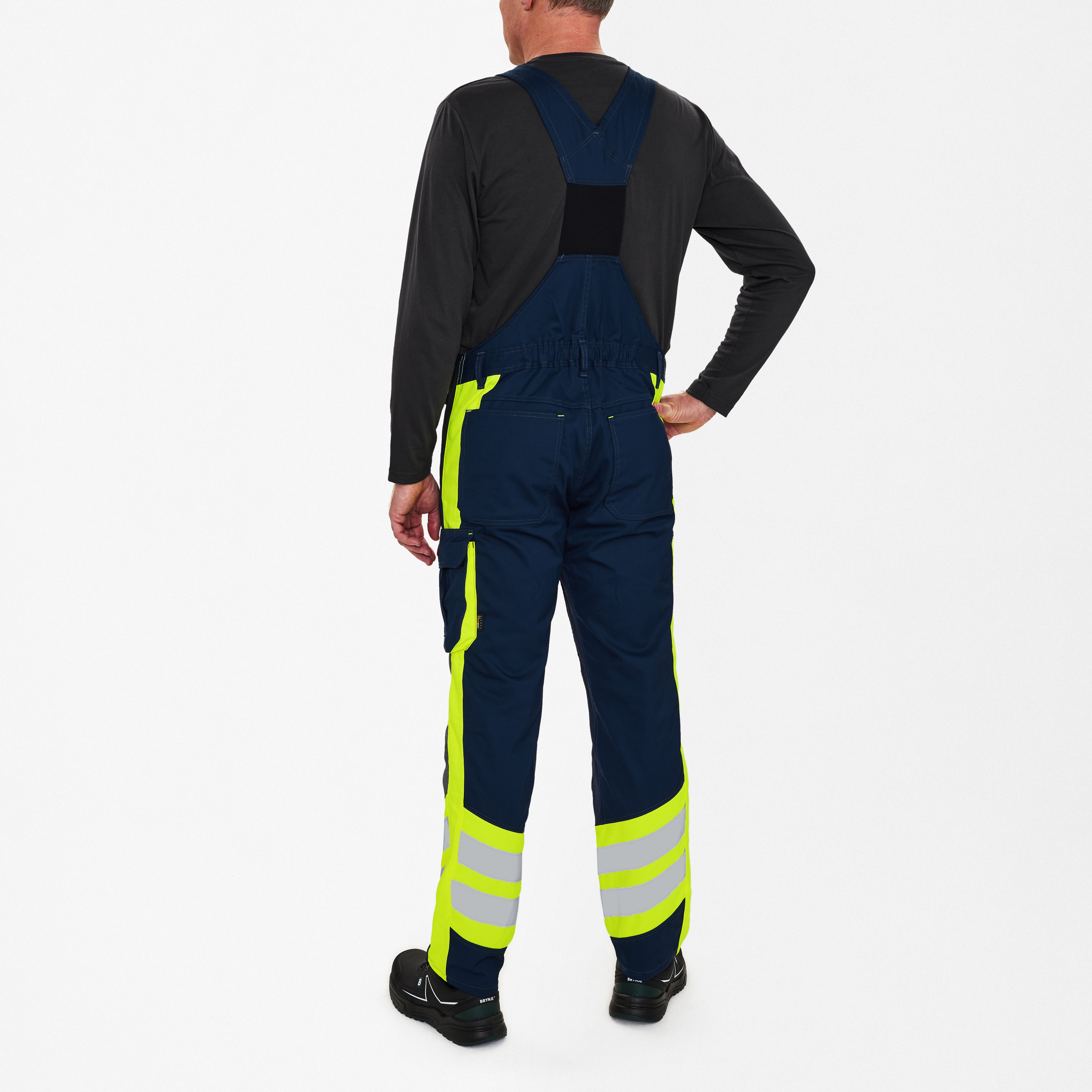Engel Workwear Cargo overall - Blue Ink/Gul [16538] / K80