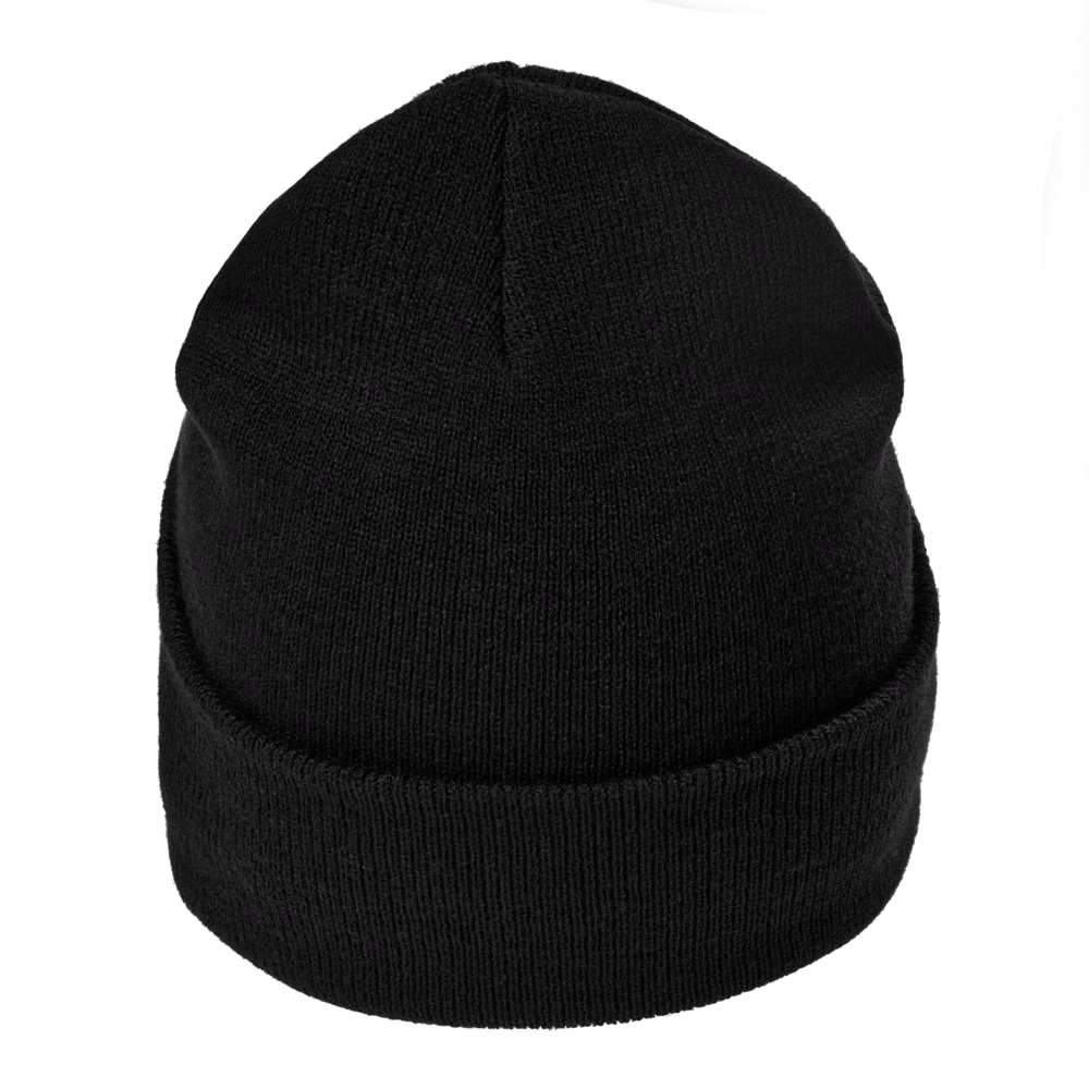Strickmütze – Schwarz (Rücken)