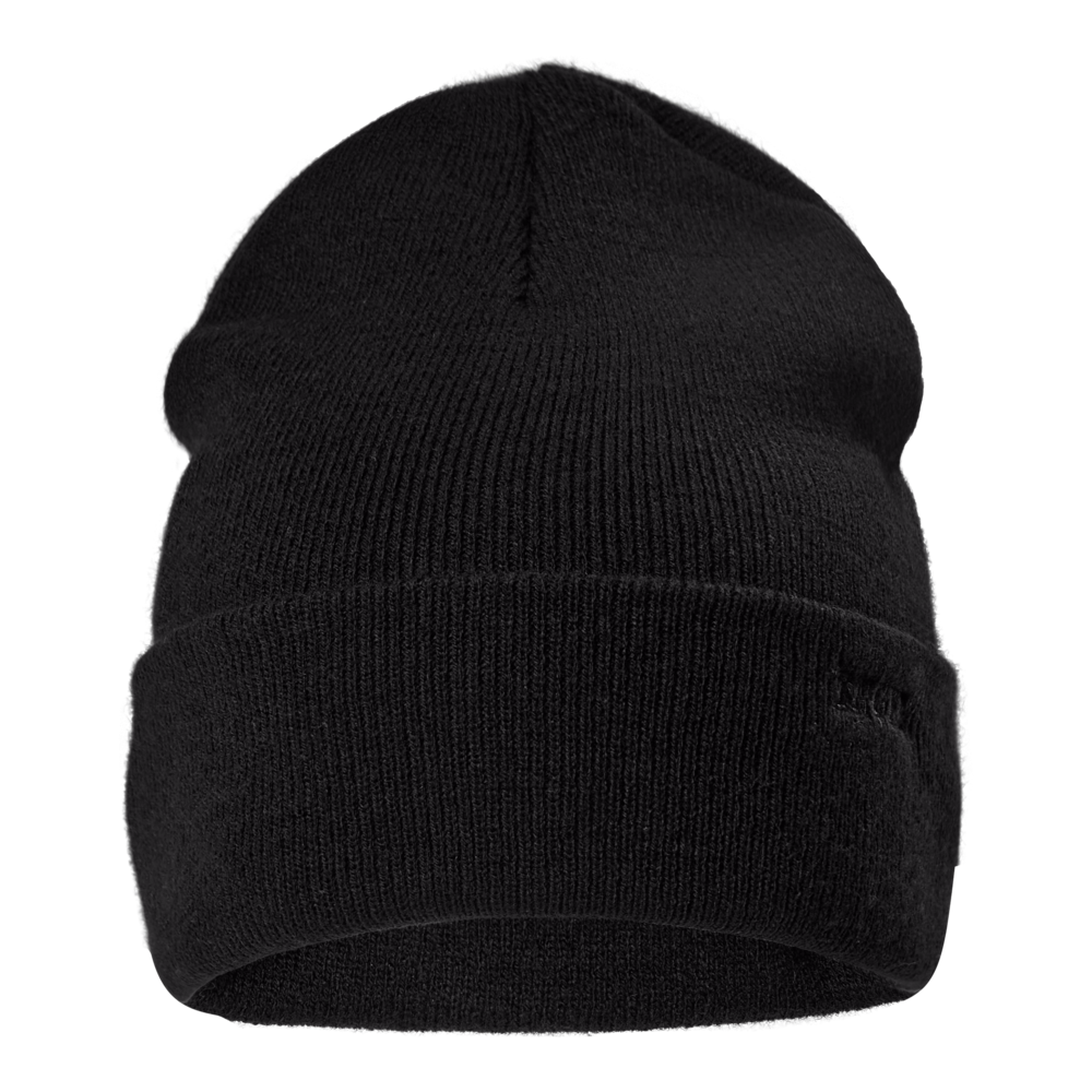Strickmütze – Schwarz (Front)
