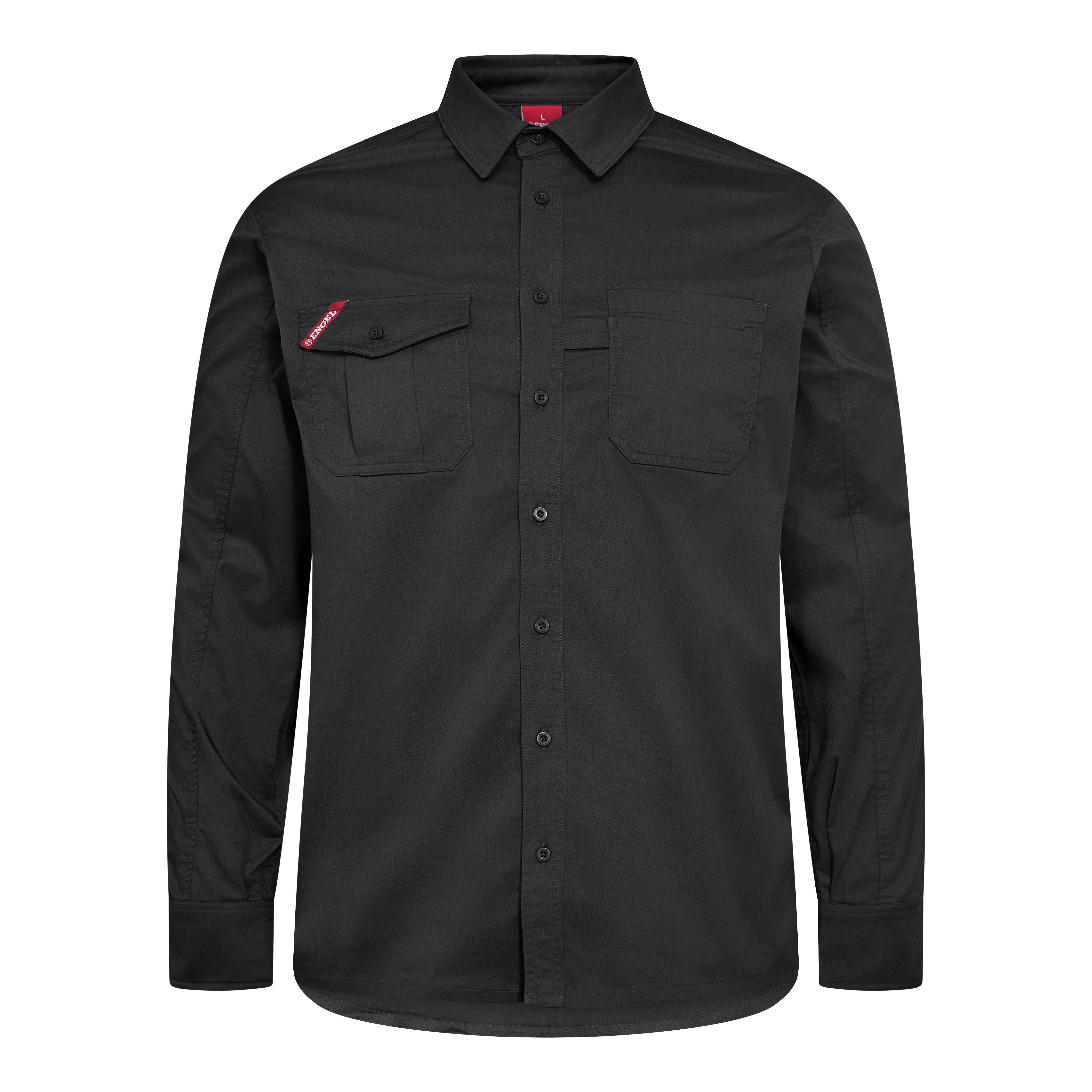 Engel Workwear Extend skjorte med stræk - Antrazitgrå [79] / XS